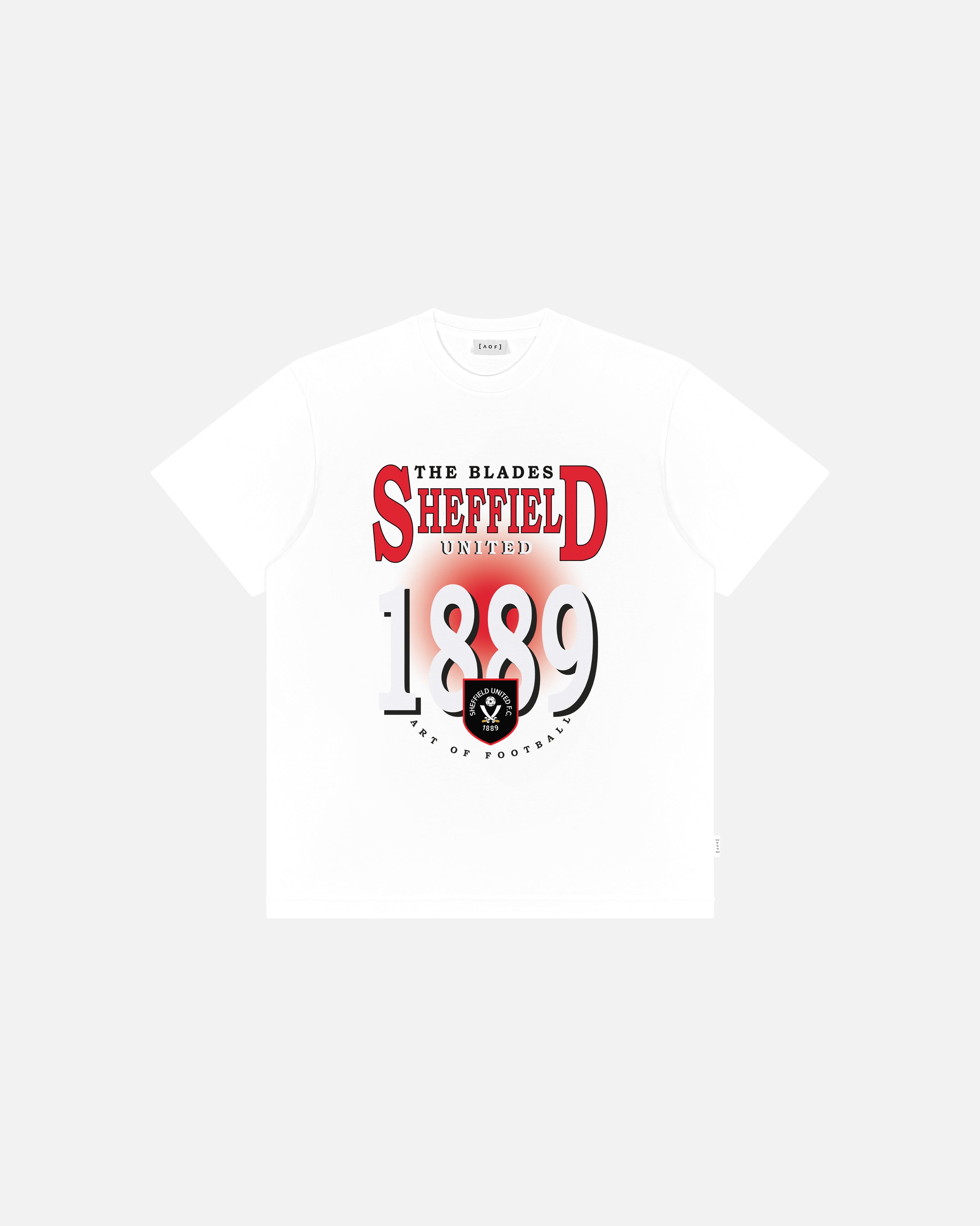 AOF Sheffield United 90's Graphic Printed Tee | Art of Football
