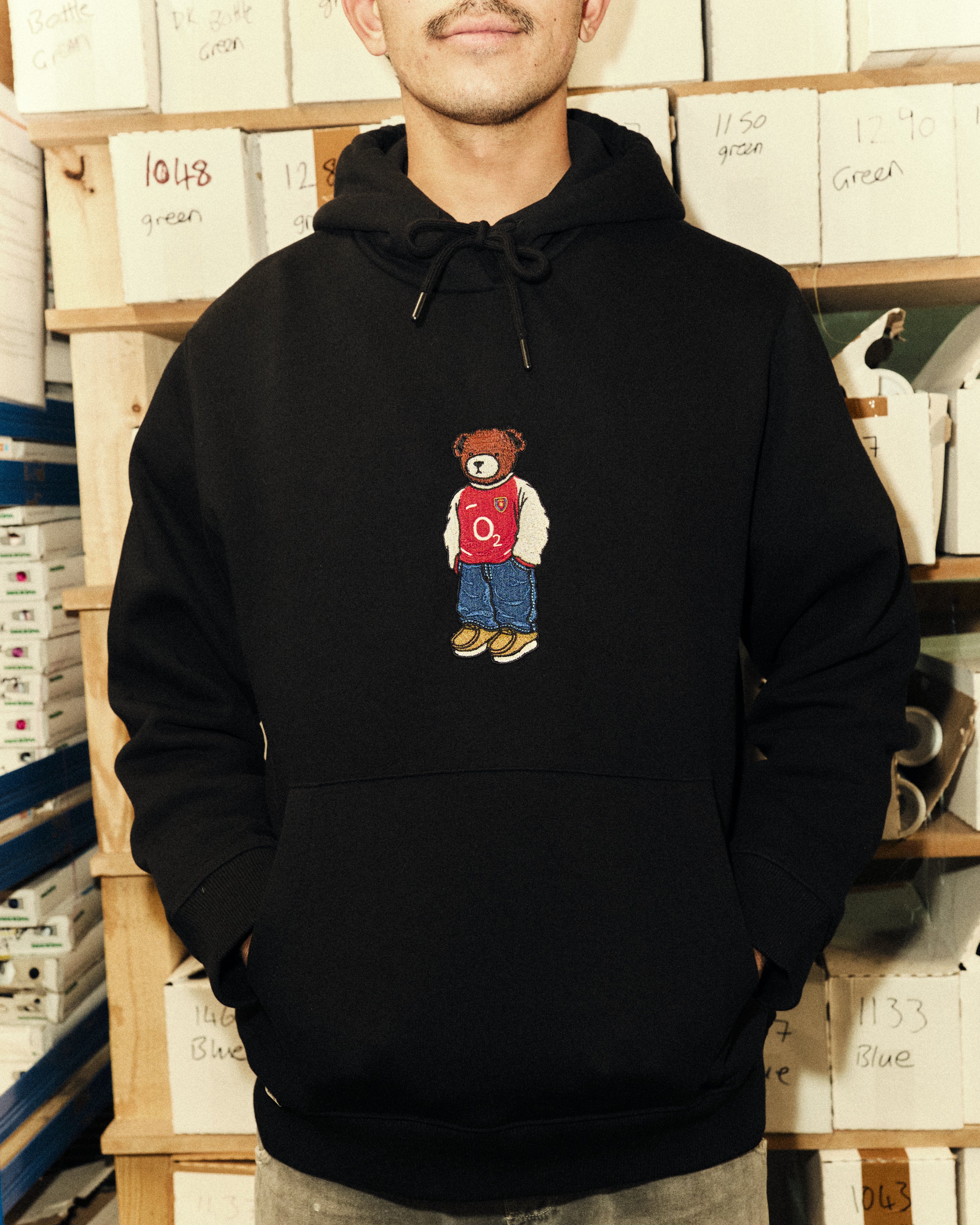 ART OF AFC Pickles Hoodie | Black Embroidered Football Sweat