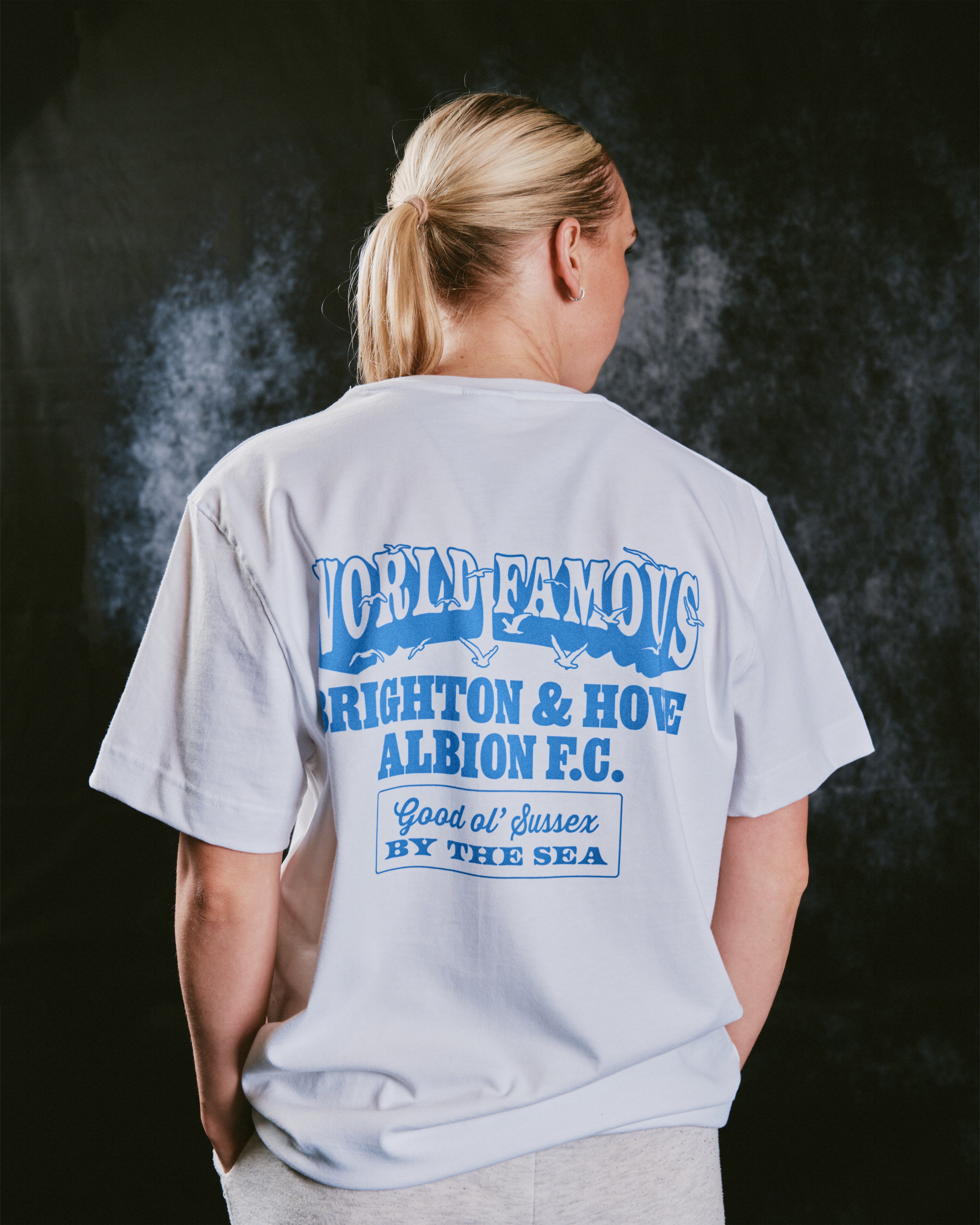 ART OF x Brighton World Famous Tee | White Graphic Football T-shirt