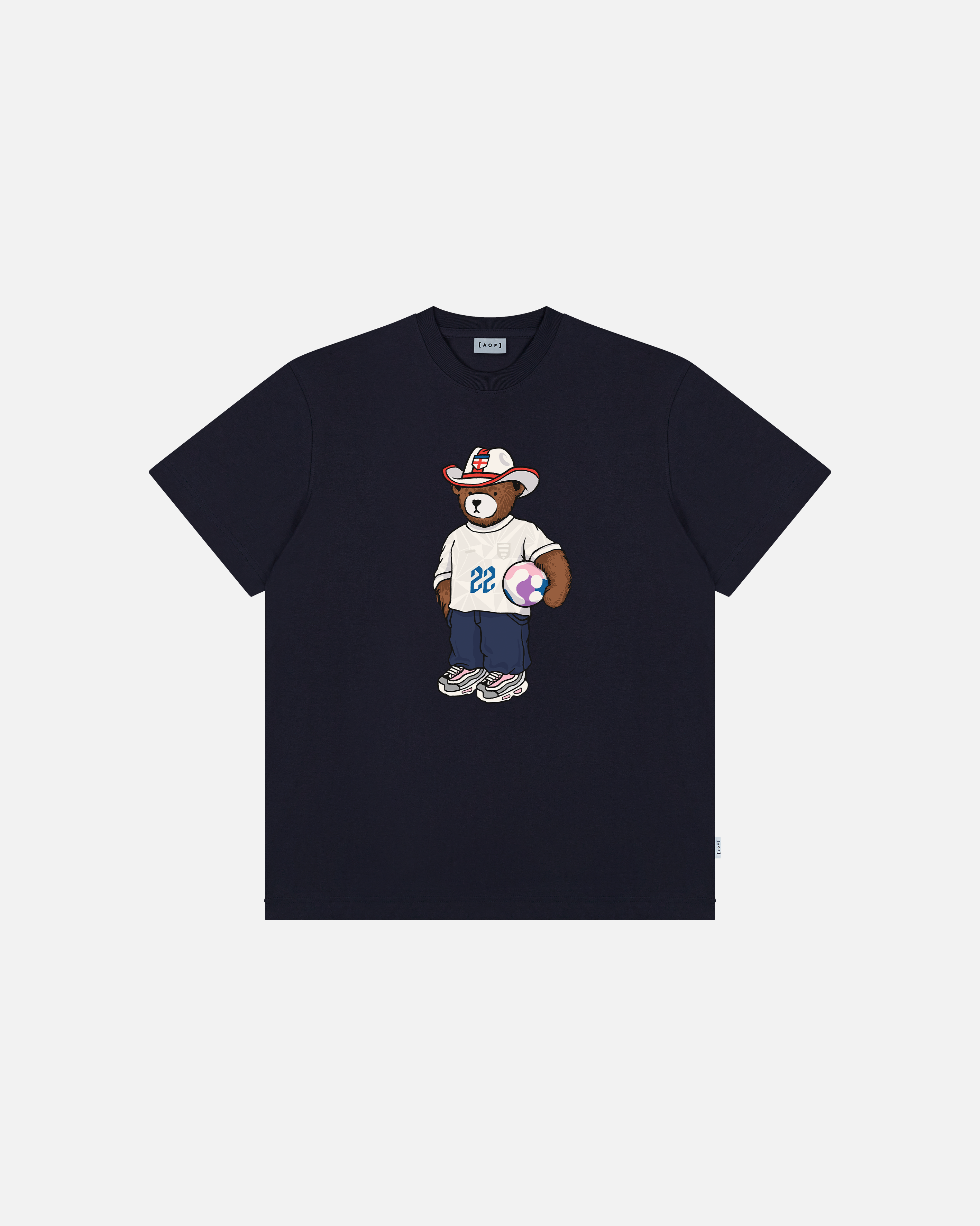 AOF Euros 2022 Pickles T-Shirt | Navy Graphic Tee | Art of Football