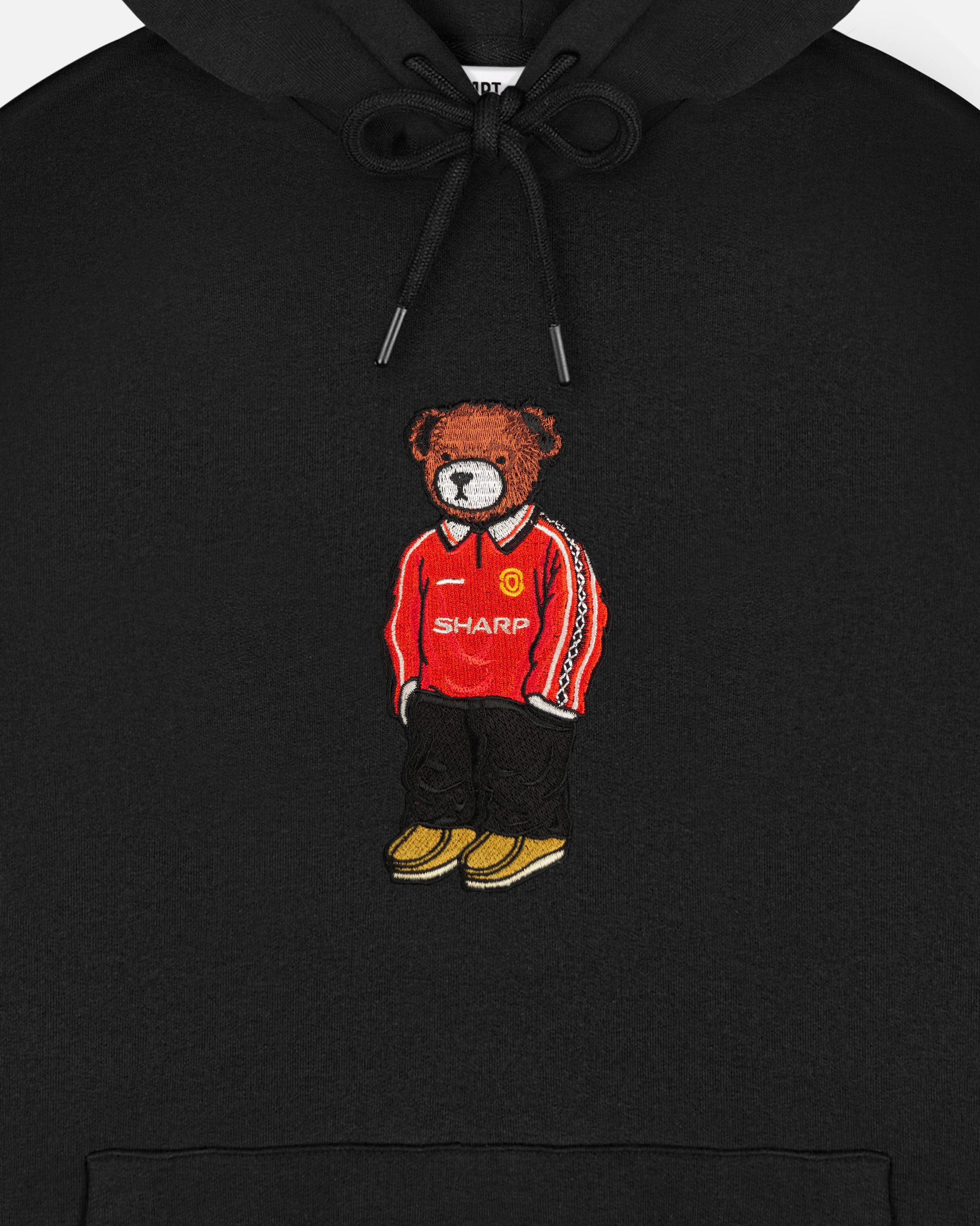 ART OF United Pickles Hoodie | MUFC Black Embroidered Football Sweat