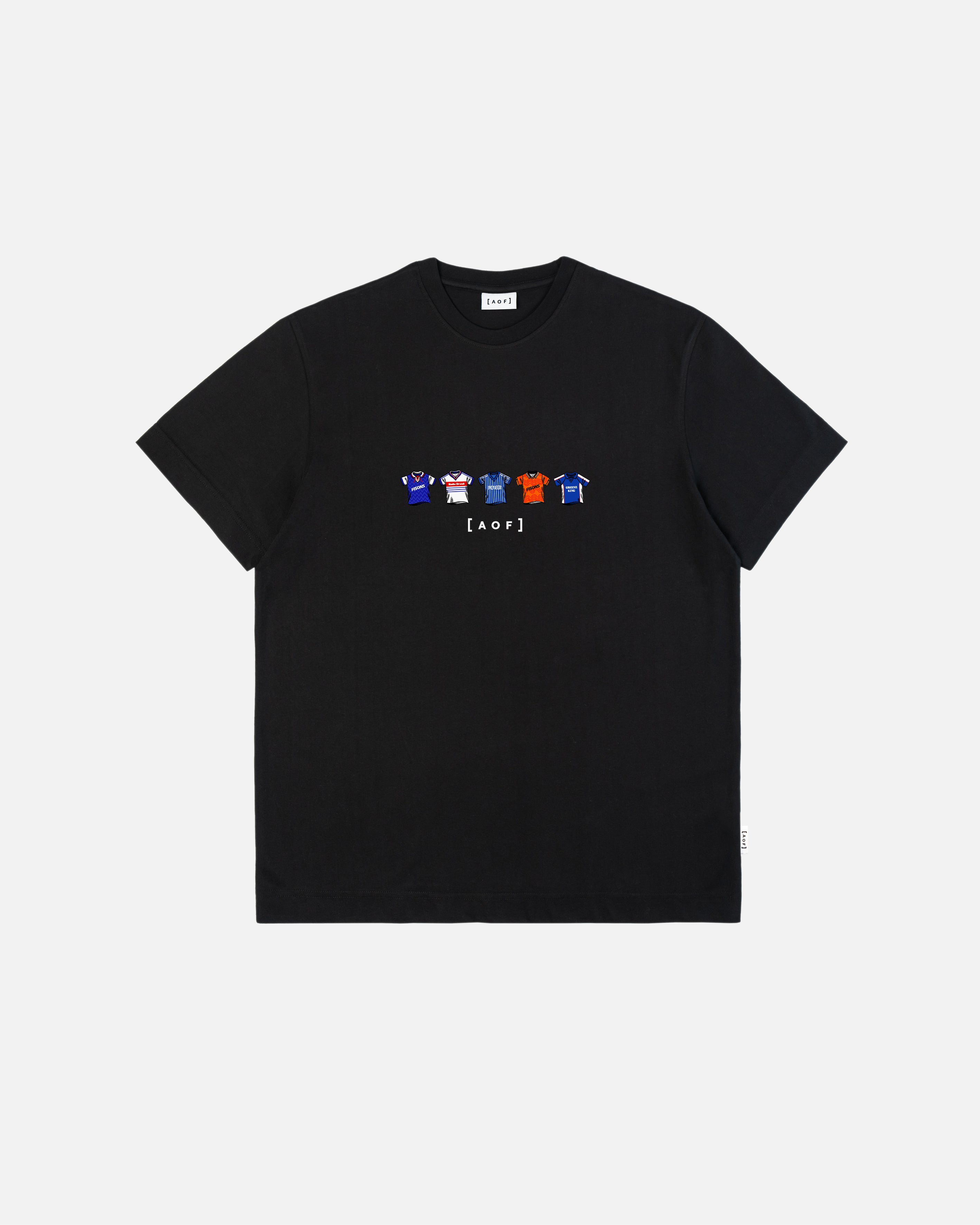 AOF ITFC Printed Classics Tee | Black T-shirt | Art of Football