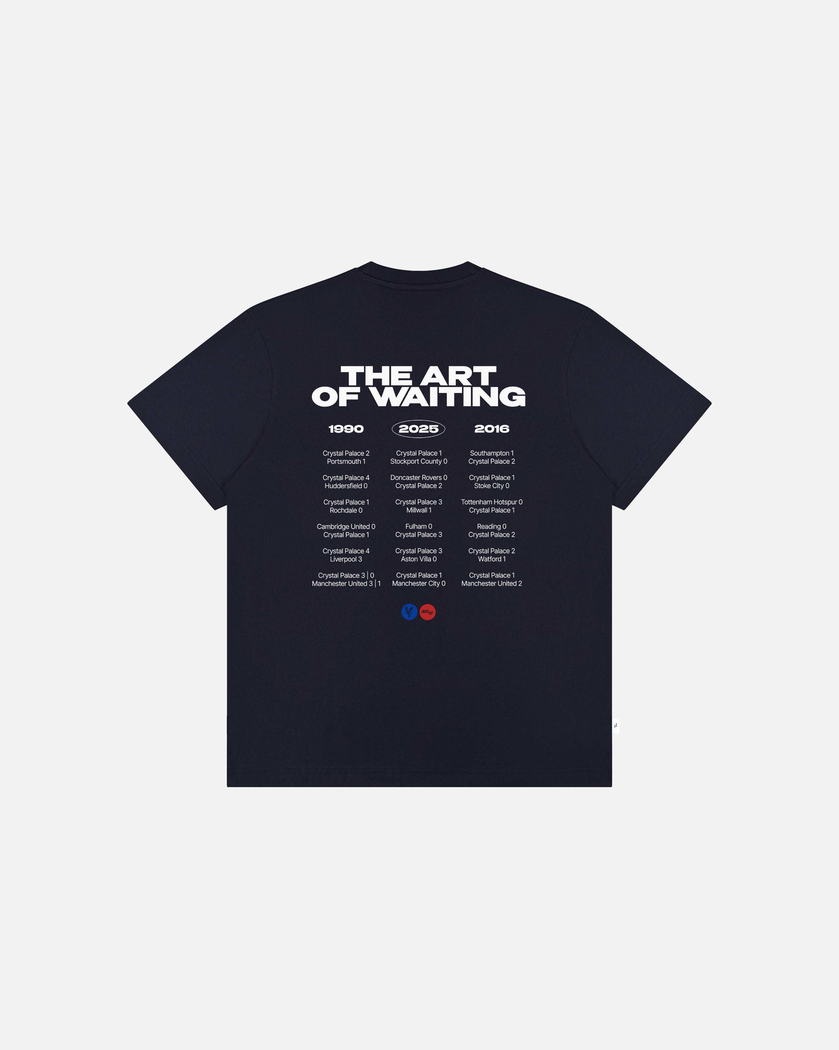 ART OF Football x Crystal Palace Exhibition Tee | Navy Graphic T-shirt