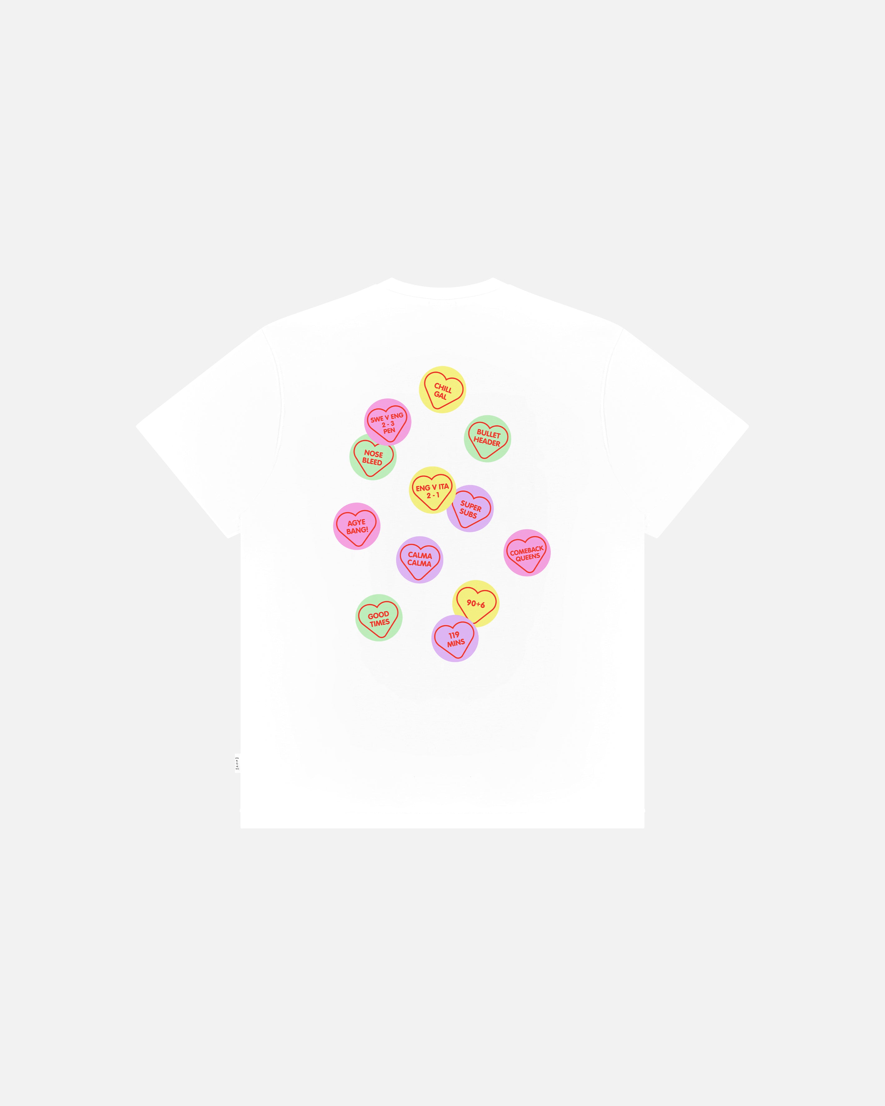 ART OF Football Sarina's Heartbreakers Tee | AOF White Graphic T-shirt