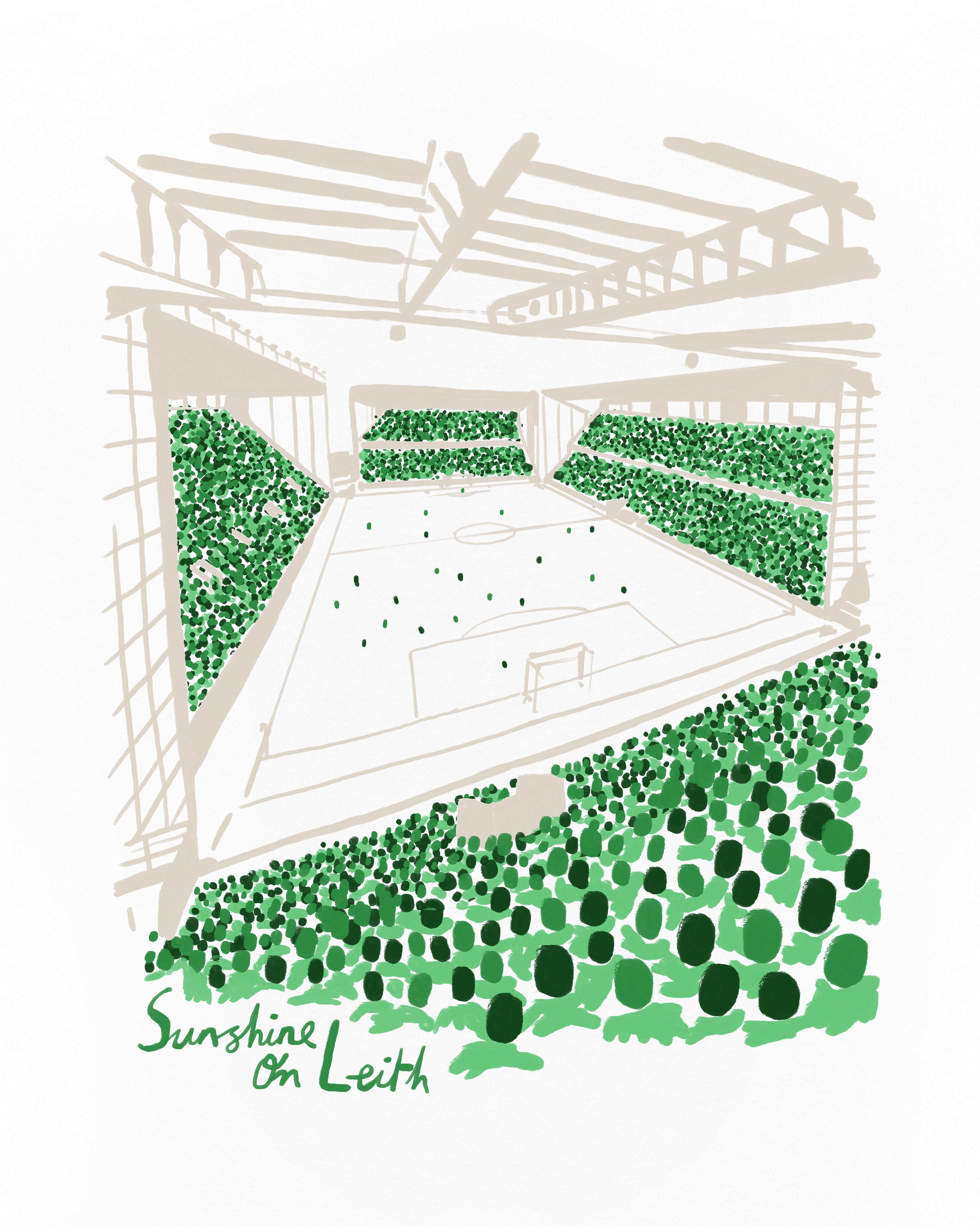 ART OF x Hibernian Twelfth Man Tee | White Graphic Football T-shirt