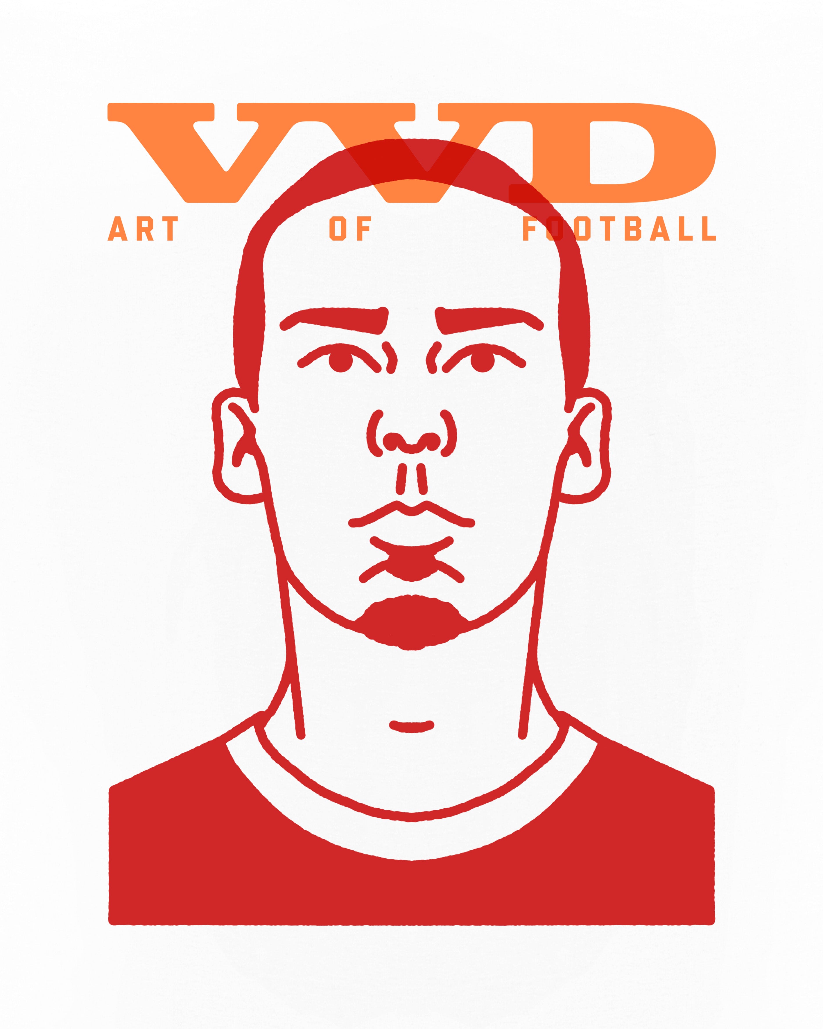 AOF VVD Tee | White Graphic T-shirt | Art of Football