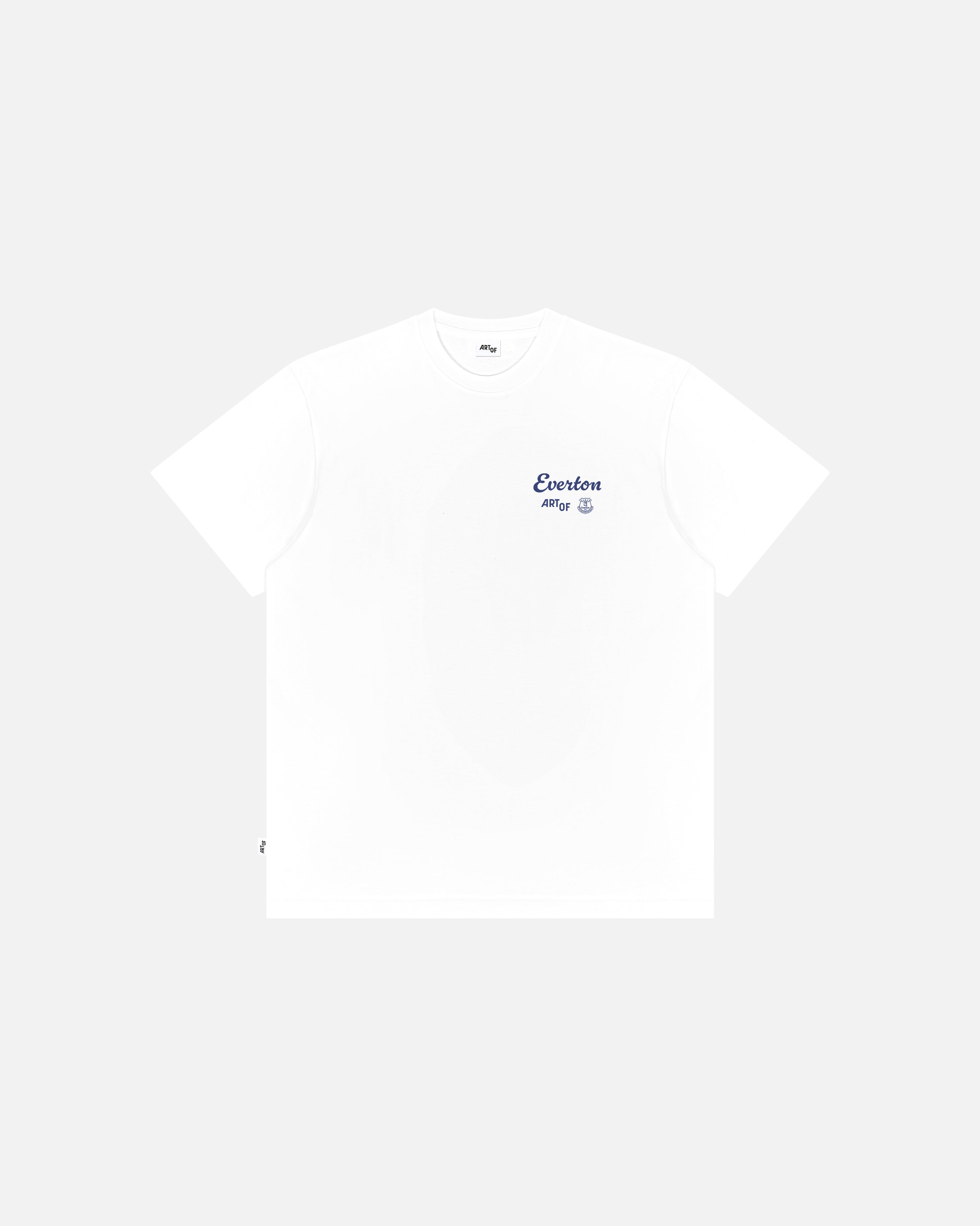 ART OF x Everton Motel Tee | EFC White Graphic Football T-shirt