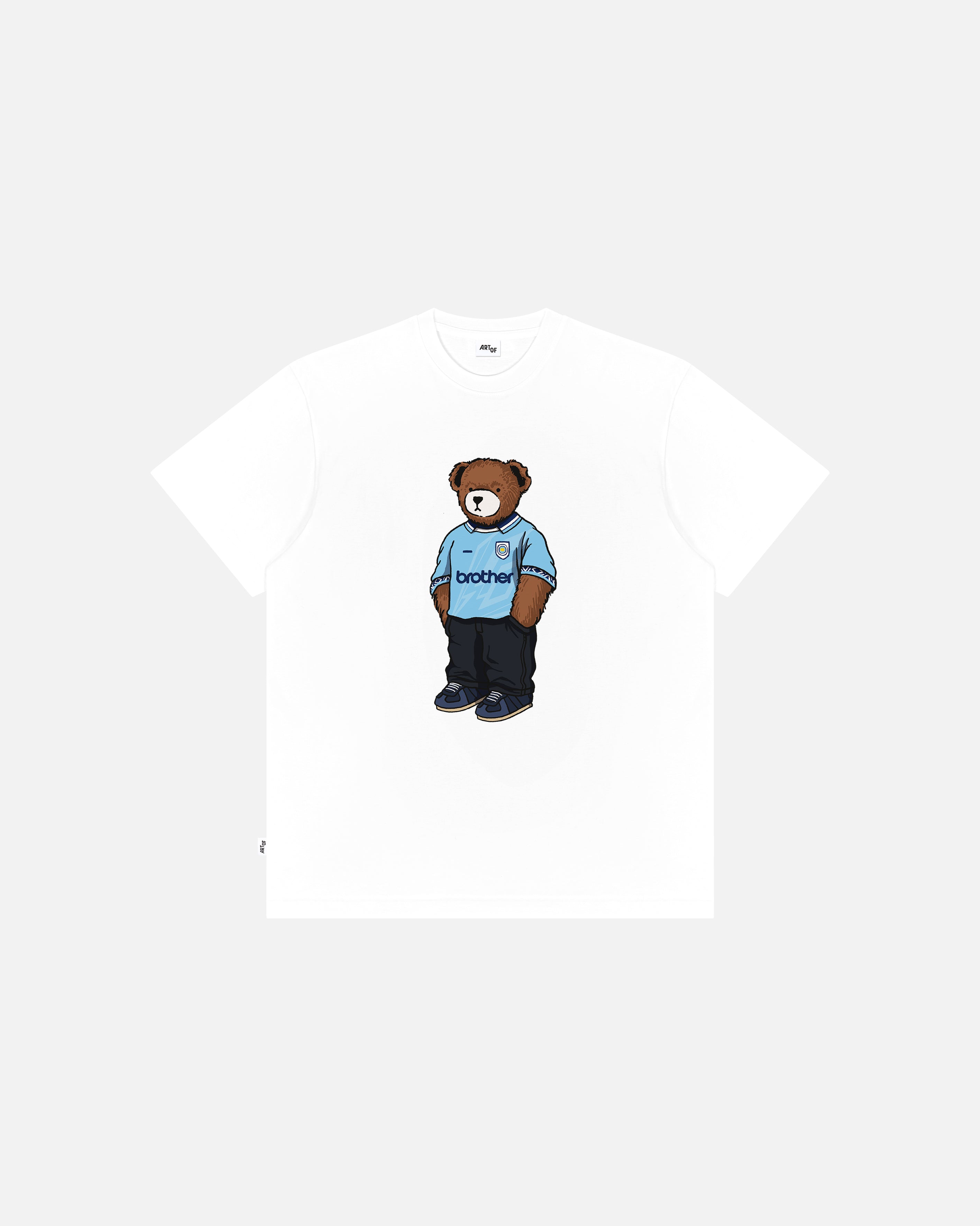 ART OF x City Home Pickles Tee | MCFC White Graphic Football T-shirt