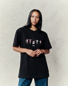 ART OF AFC Printed Icons Tee | Black Graphic Football T-shirt