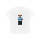 White Printed Premium T-Shirt Front