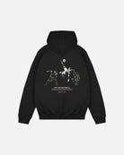 ART OF United Editions Hoodie | Black Screen Printed Football Sweat