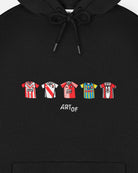 ART OF Southampton Embroidered Classics Black Hoodie | Football Sweat