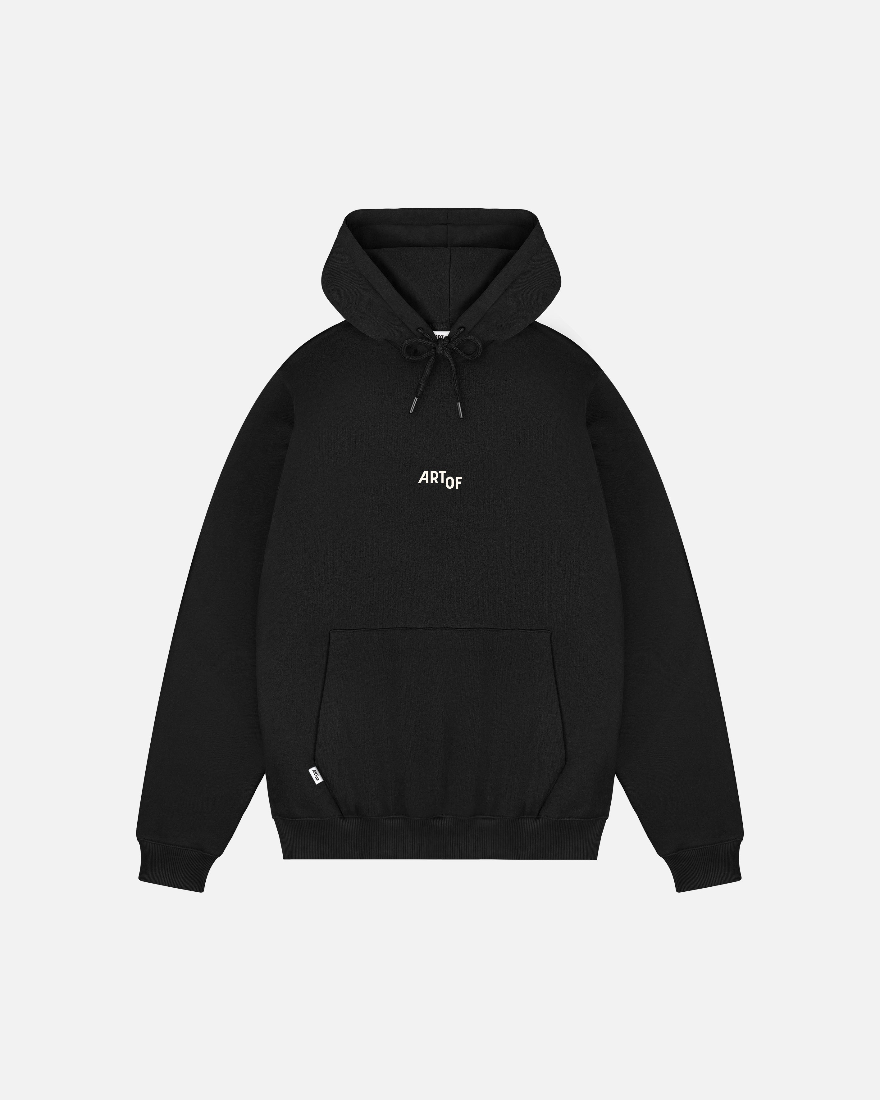 ART OF Toon Editions Hoodie | Black Screen Printed Football Sweat