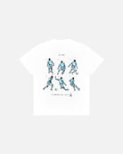ART OF x Forest Trademark CHO Tee - Blue | White Football T-shirt