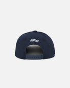 ART OF x Everton Script Snapback Cap | Navy Embroidered Football Hat