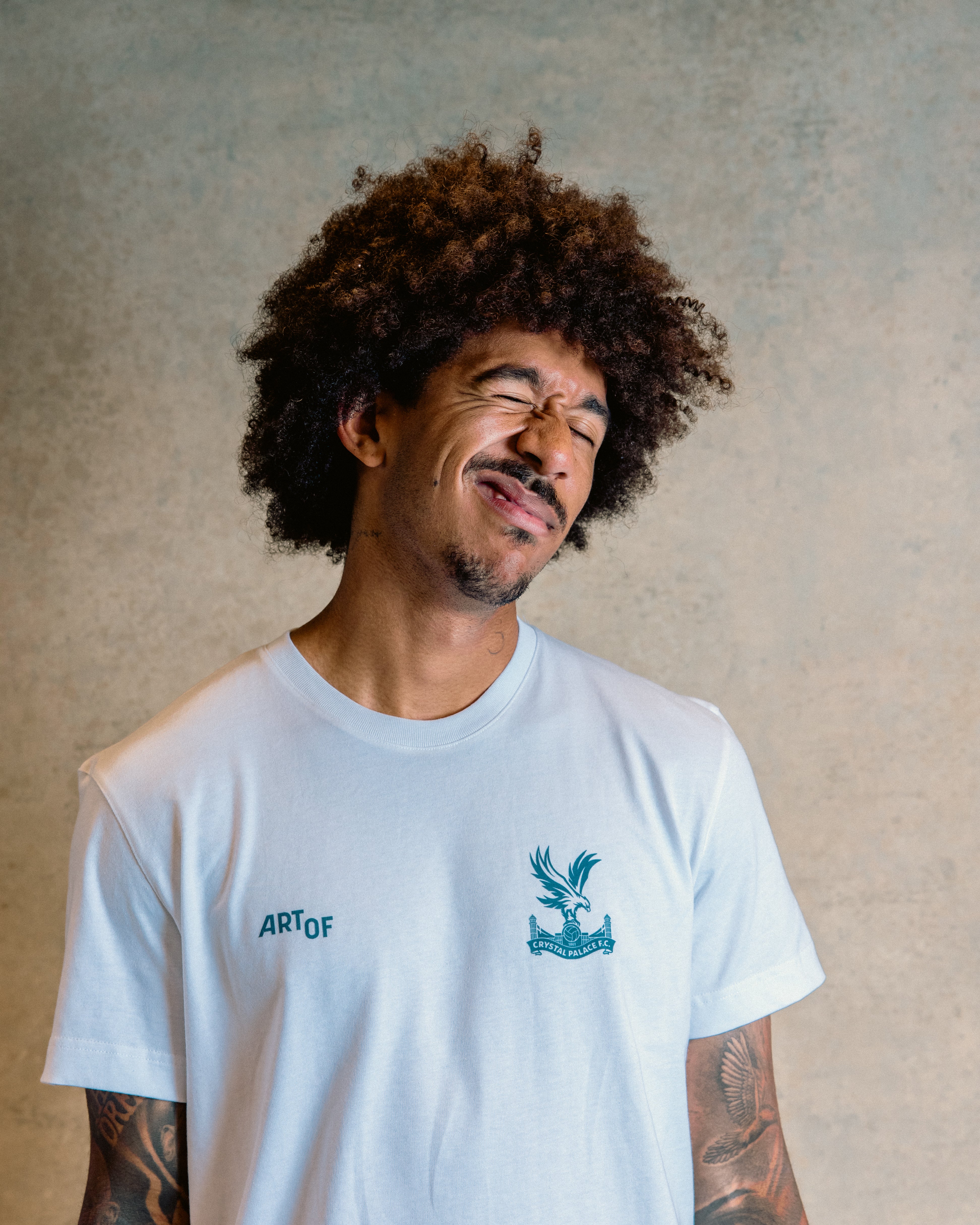 ART OF Crystal Palace European Tour Tee | CPFC White Football T-shirt