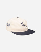 ART OF Football x Leeds Two Tone Cap | AOF x LUFC White & Navy Hat