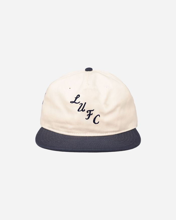ART OF Football x Leeds Two Tone Cap | AOF x LUFC White & Navy Hat