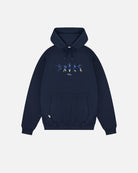 ART OF CFC Pensioners Embroidered Icons Navy Hoodie | Football Sweat
