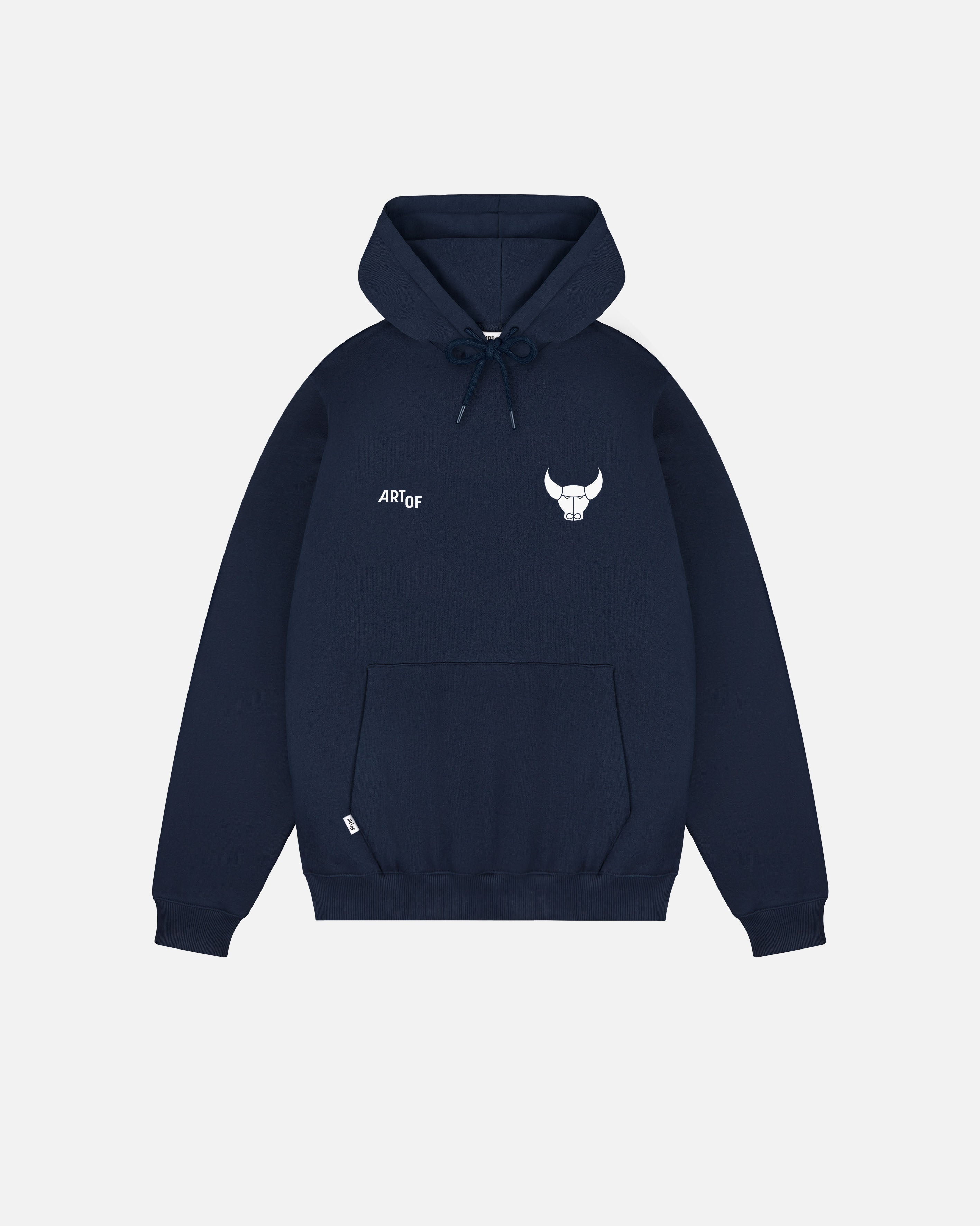 ART OF x Oxford Heritage Hoodie | Navy Printed Football Sweat