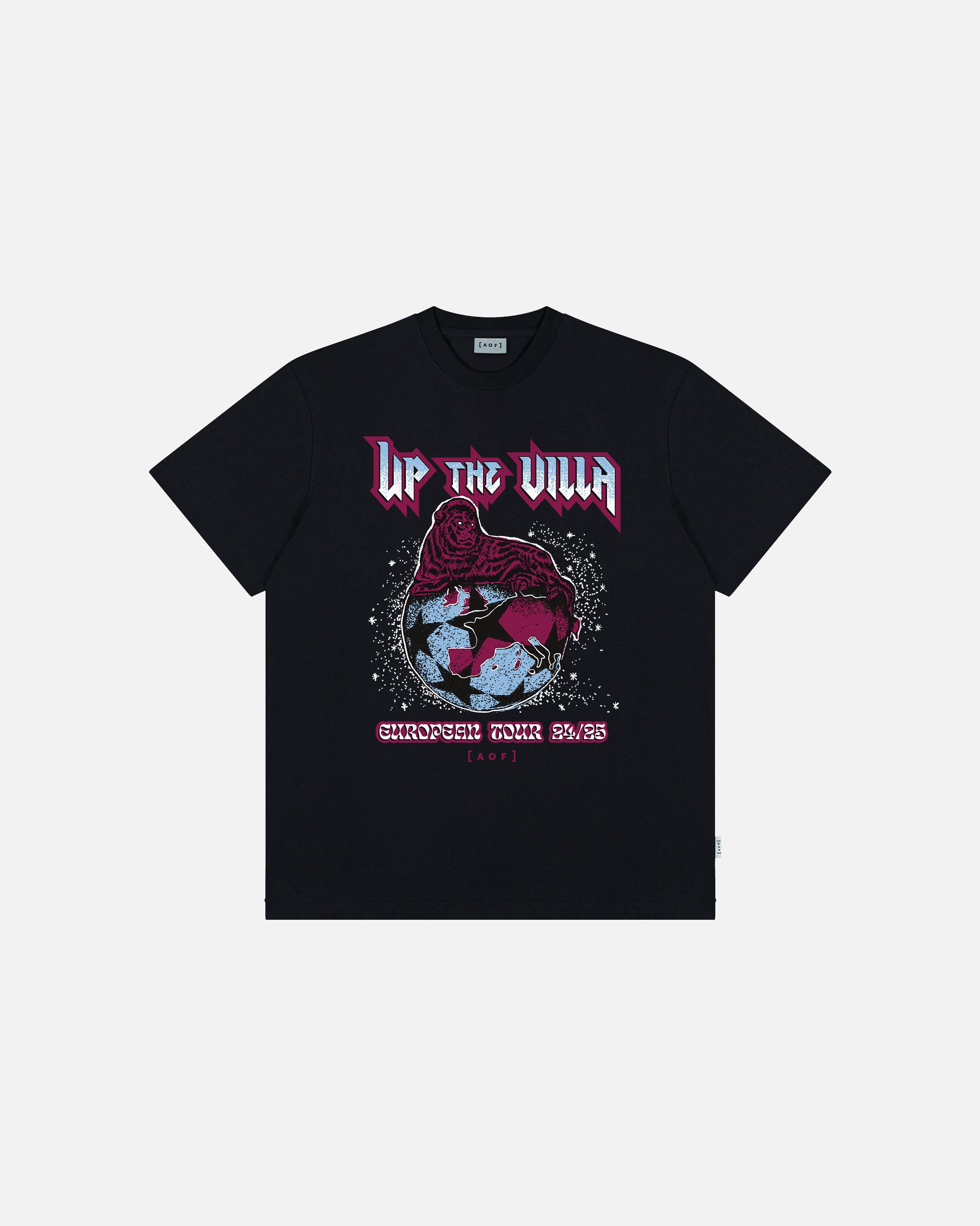 ART OF AVFC Sharon, Where's My European Tour Tee | Football T-shirt