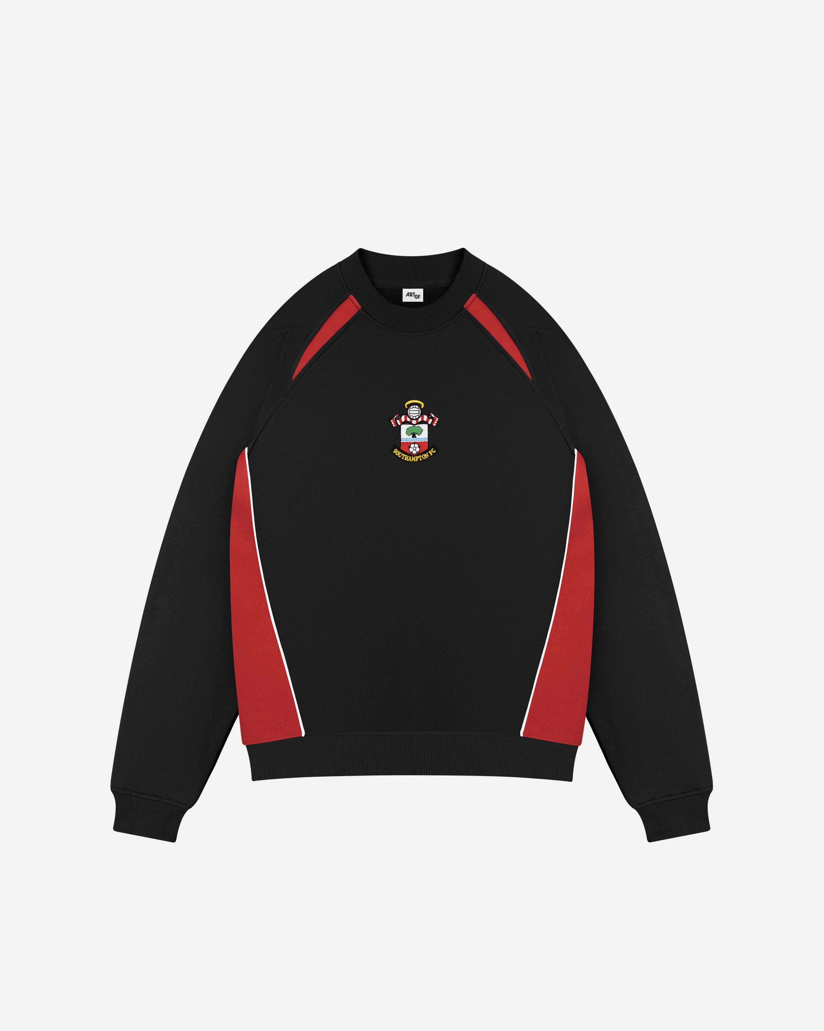 ART OF x Southampton Black Panelled Sweat | SFC Football Merch