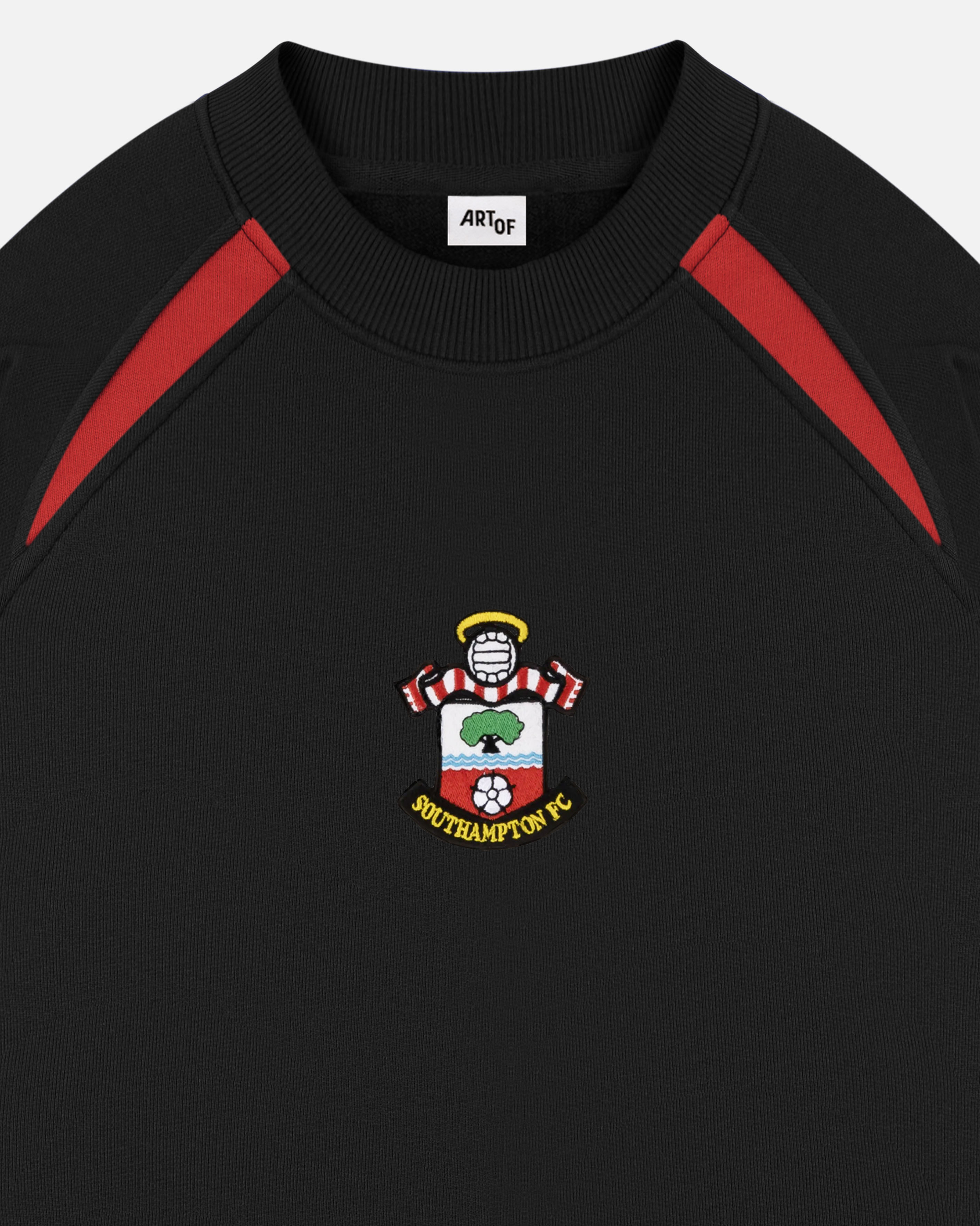 ART OF x Southampton Black Panelled Sweat | SFC Football Merch