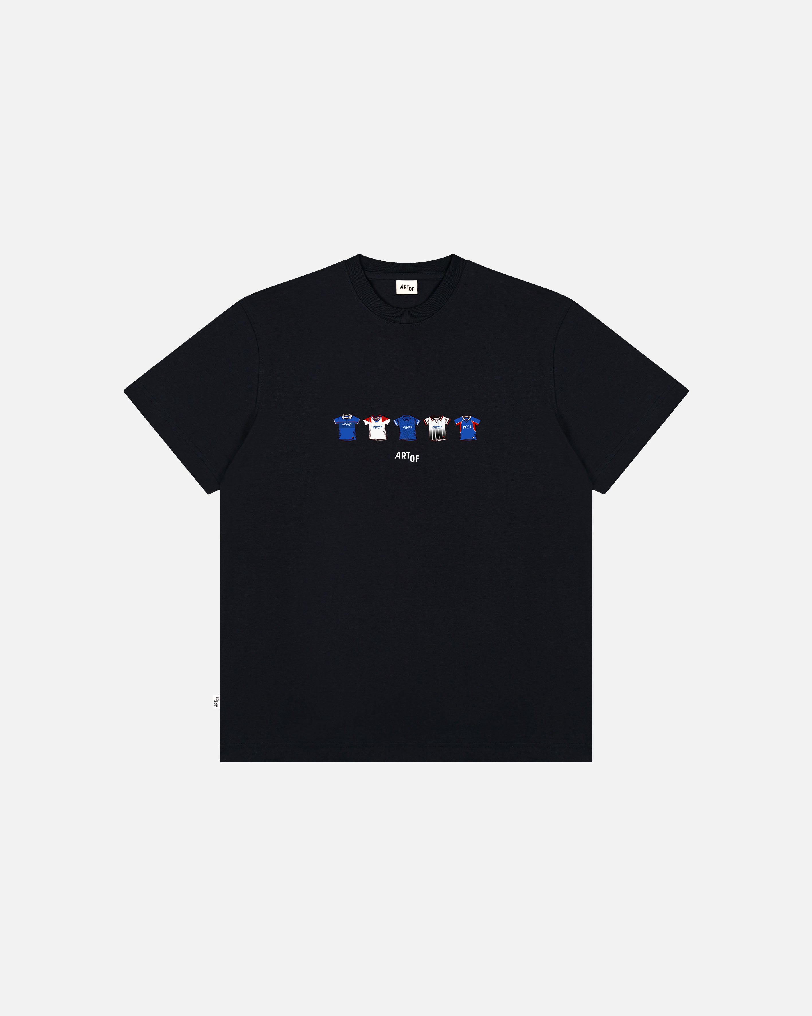 ART OF RFC Printed Classics Tee | Black Graphic Football T-shirt