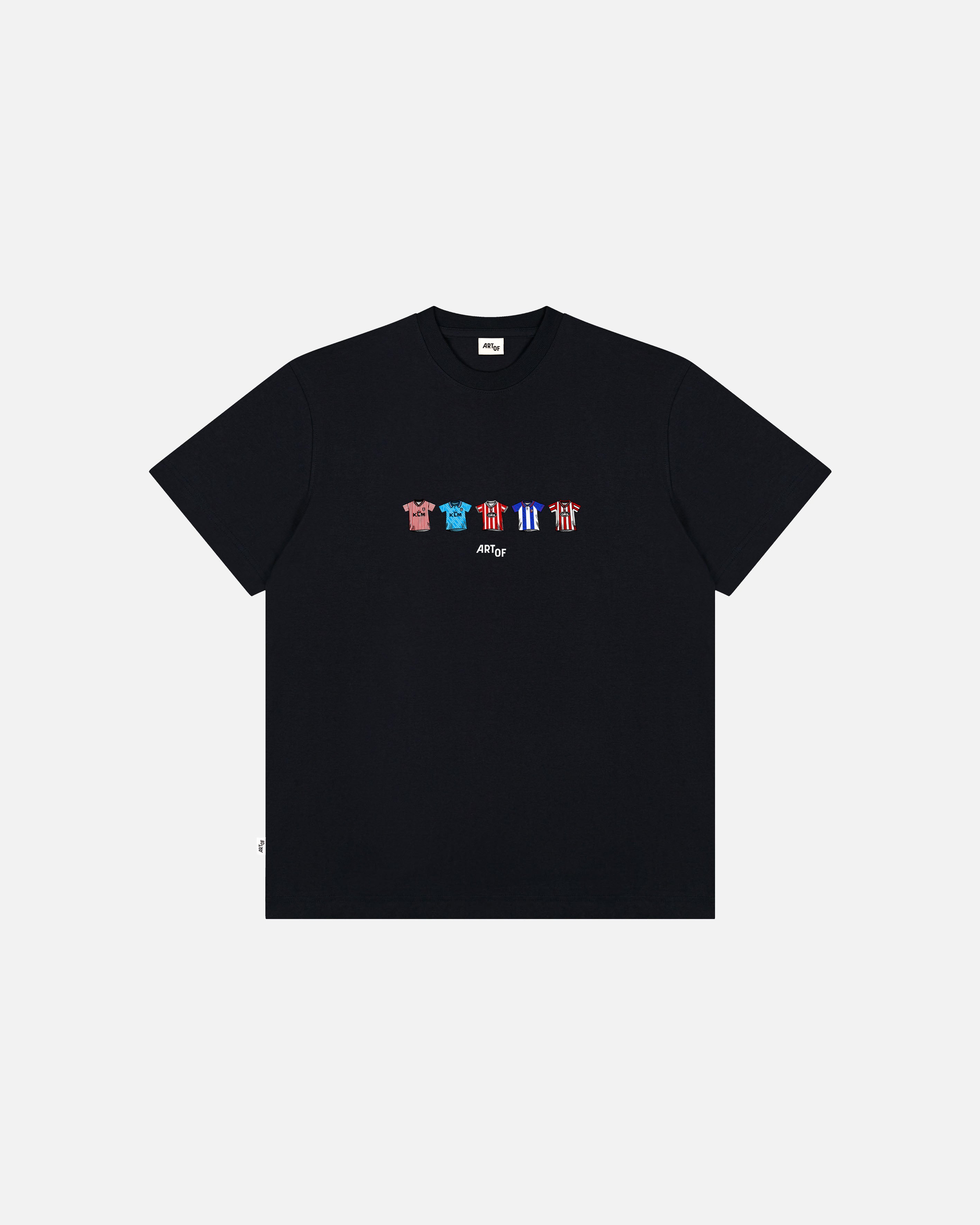ART OF x Brentford Printed Classics Tee | Black Football T-shirt