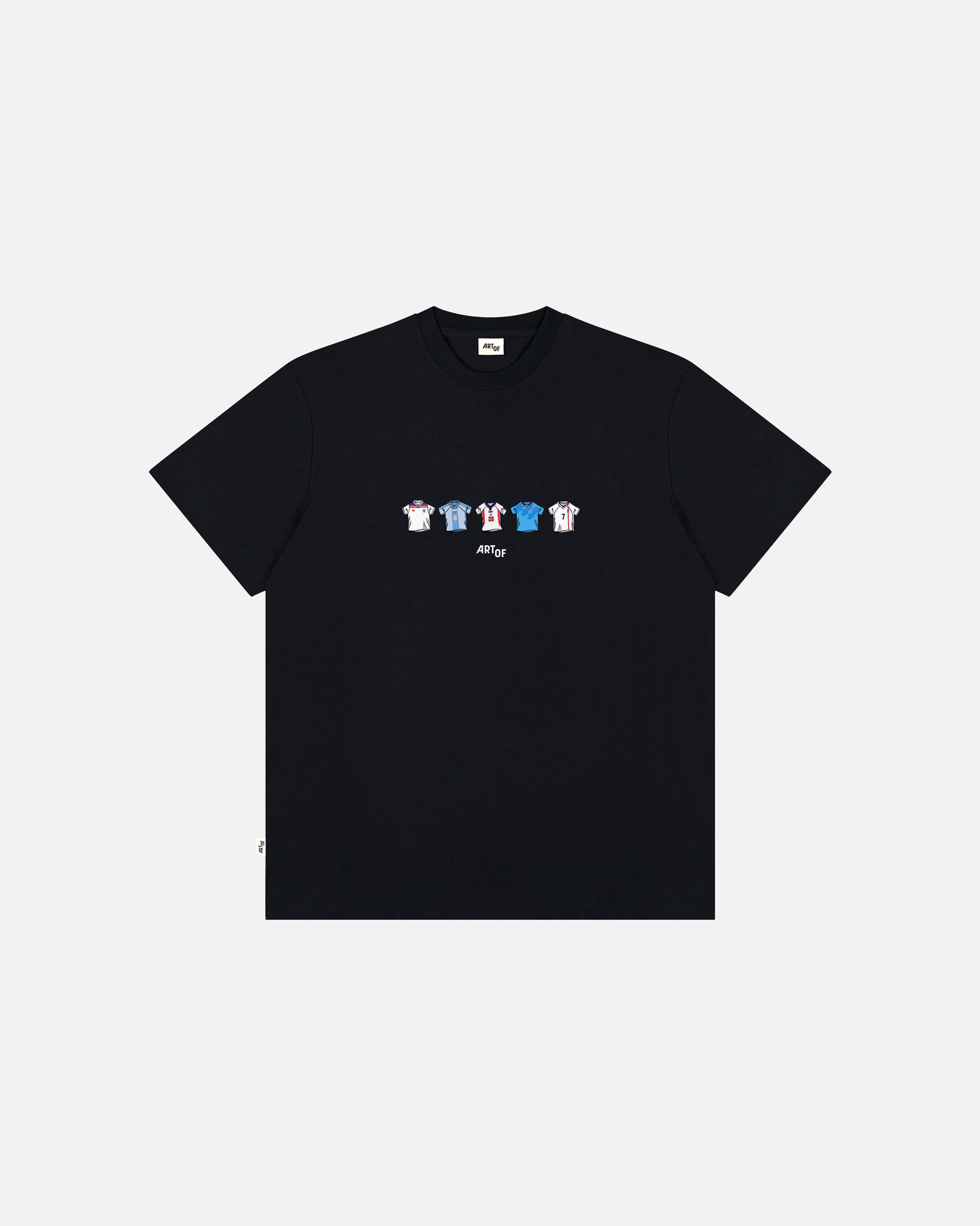 ART OF God Save The Classics Printed Tee | Black Football T-shirt