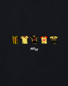 ART OF x Watford Printed Classics Tee | Black Graphic Football T-shirt