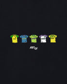 ART OF Norwich Printed Classics Tee | Black Graphic Football T-shirt
