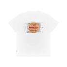 White Printed Premium T-Shirt Back