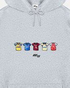 ART OF Football AFC Classics Hoodie | AOF Grey Embroidered Sweat