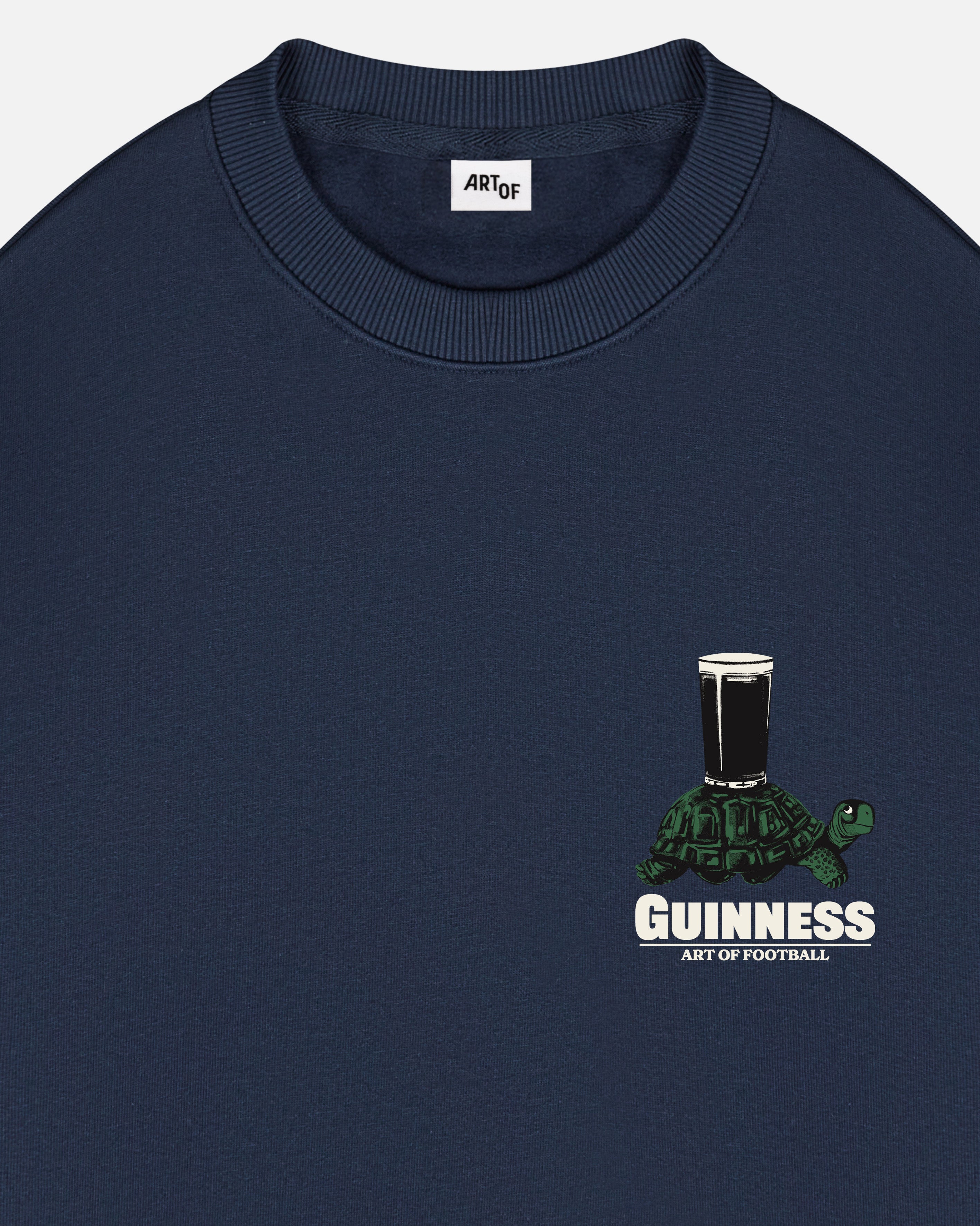ART OF x Guinness It's a Long Season Navy Sweat | Graphic Football Top