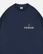 ART OF Fergie Time Navy Sweat | MUFC Graphic Football Top