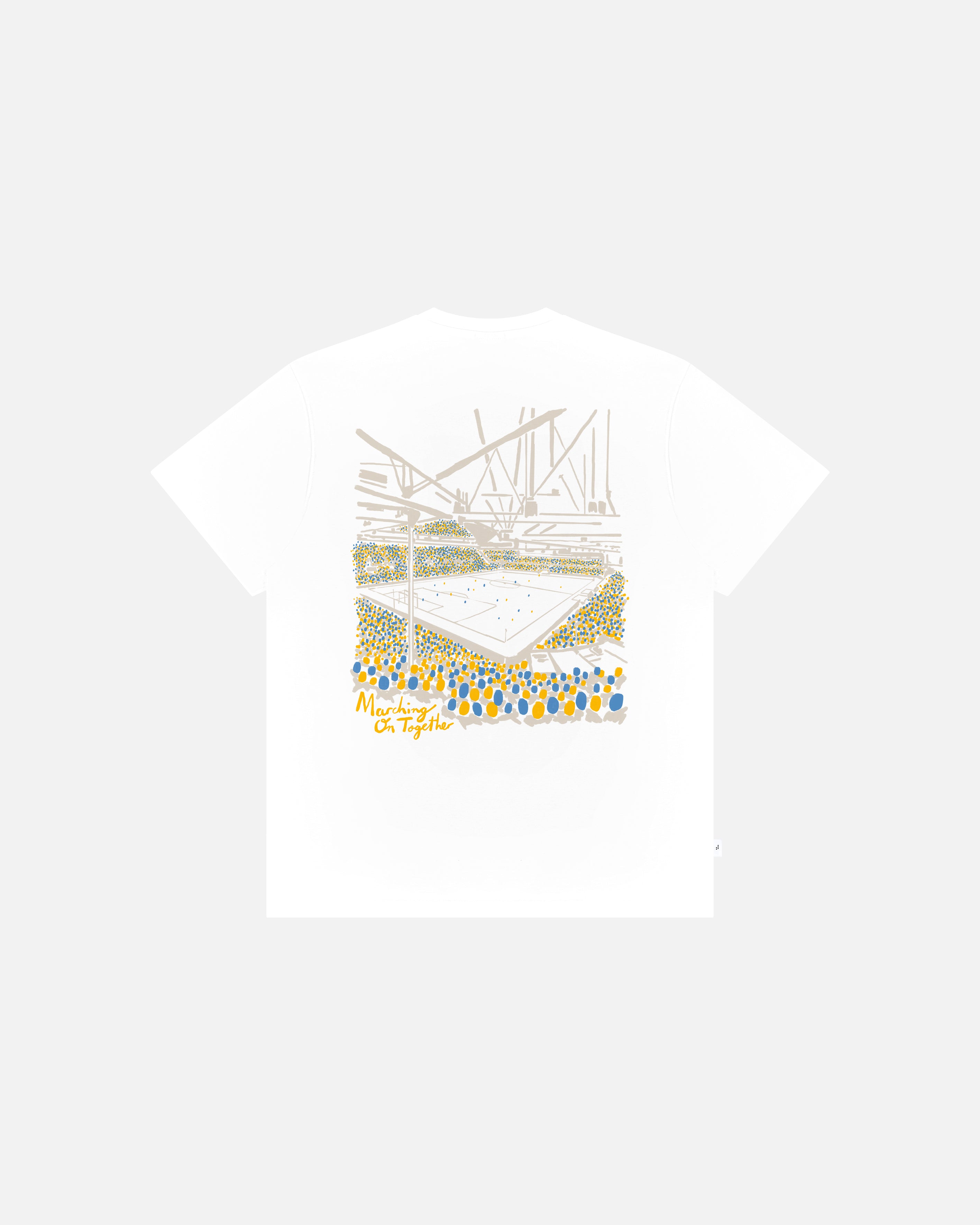 ART OF x Leeds Twelfth Man Tee | White Graphic Football T-shirt