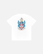 ART OF x Fulham 90s Crest Tee | White Graphic Football T-shirt