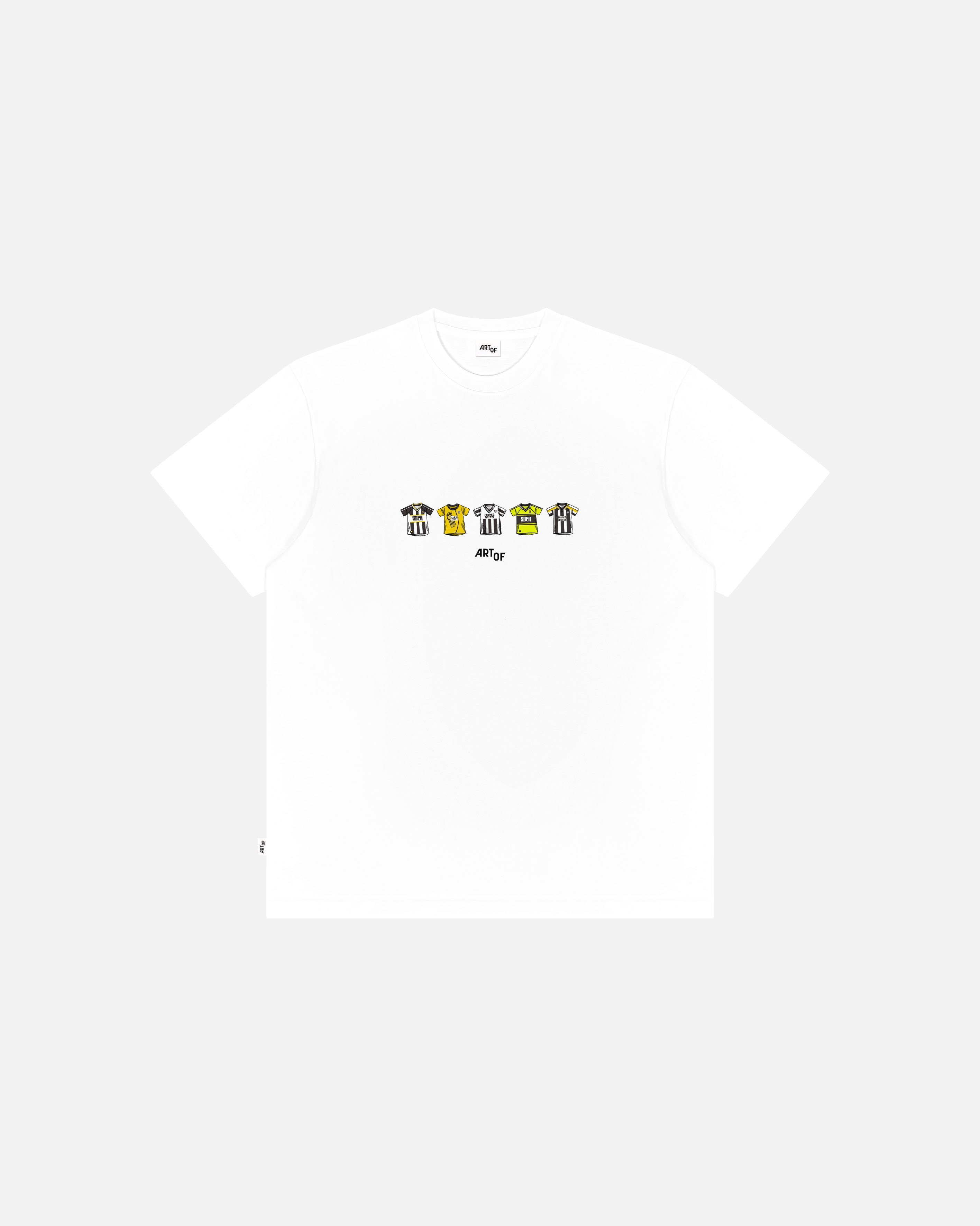 ART OF Notts County Printed Classics Tee | White Football T-shirt