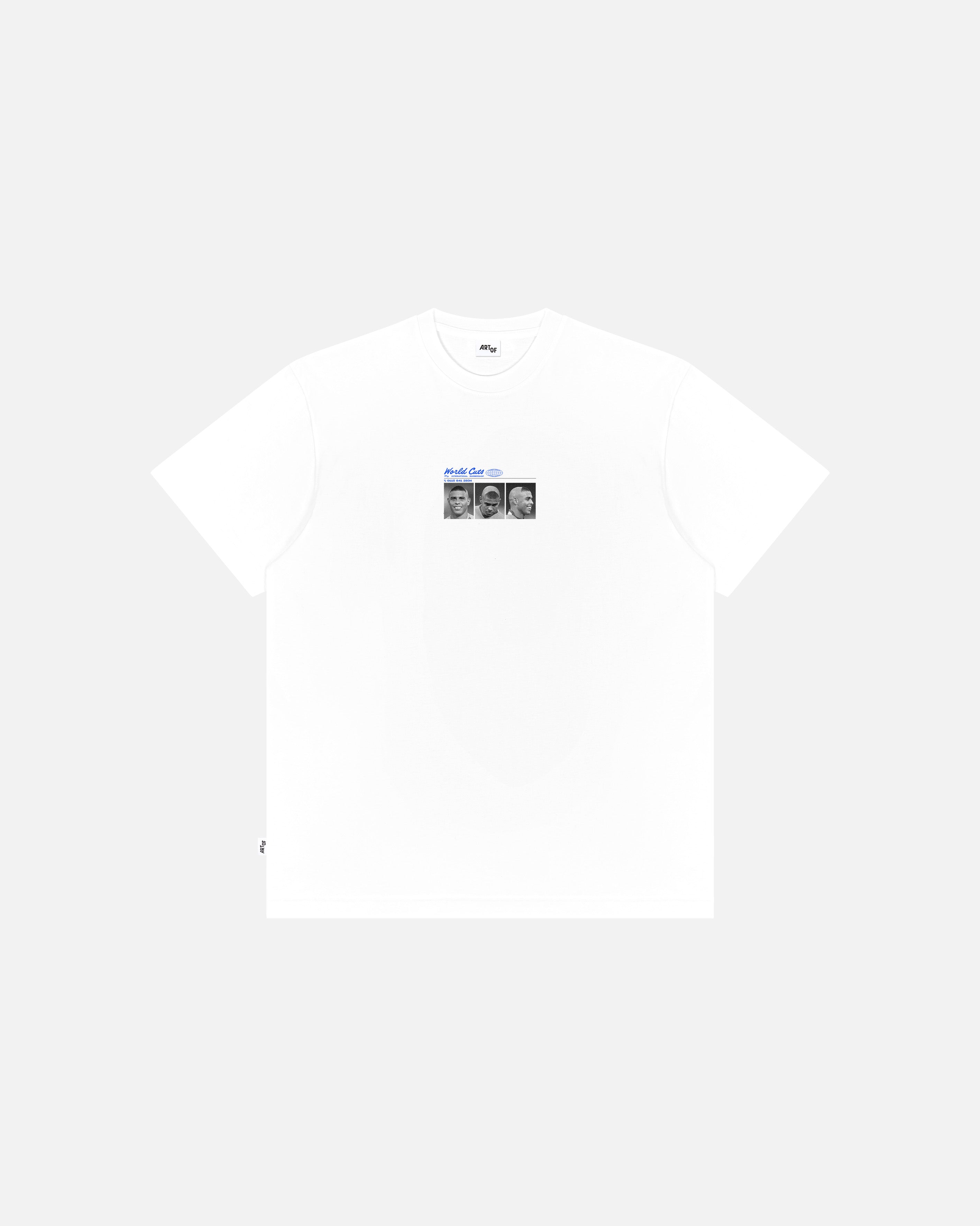 ART OF World Cuts Tee | White Graphic Football T-shirt