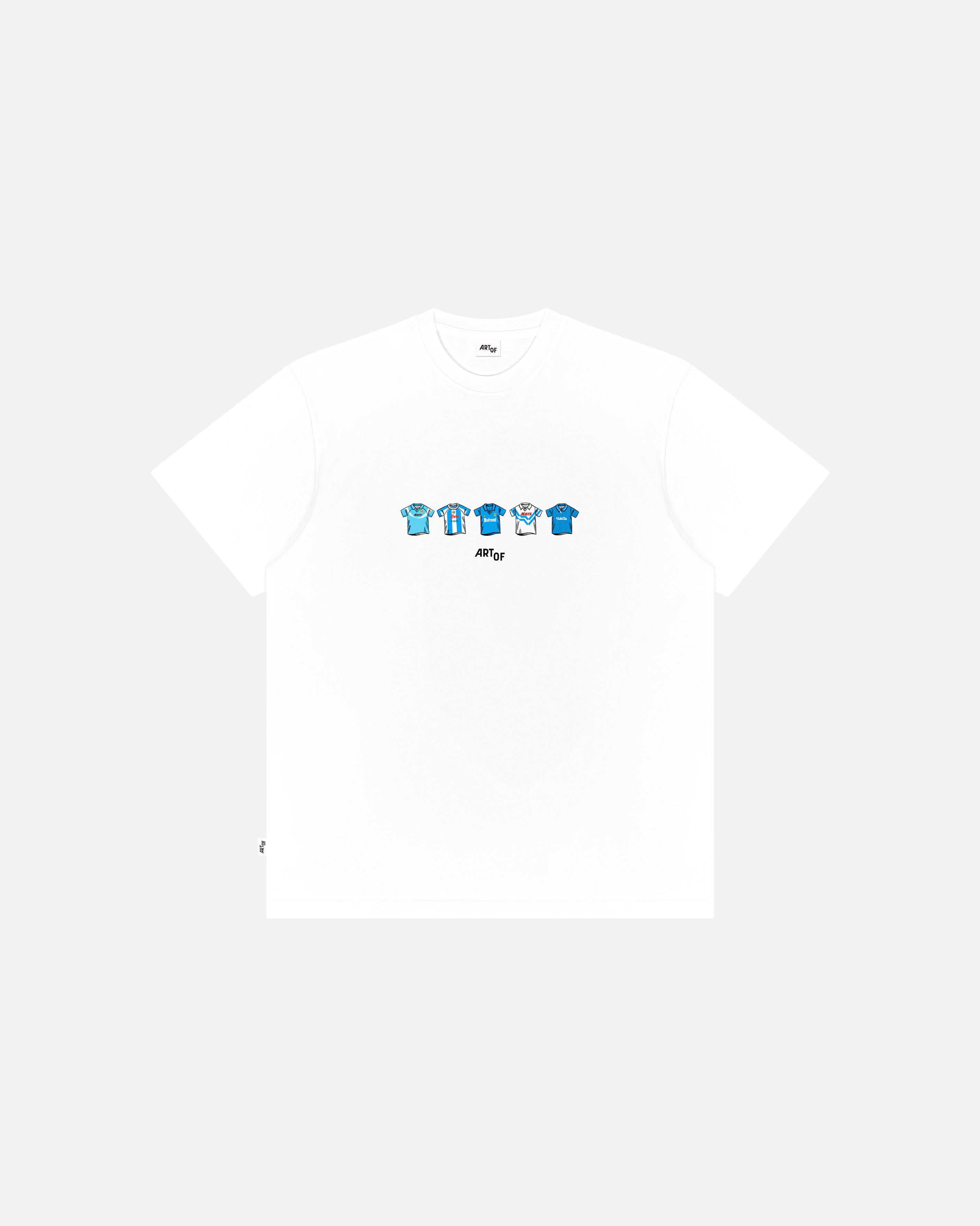 ART OF x Napoli Printed Classics Tee | White Graphic Football T-shirt