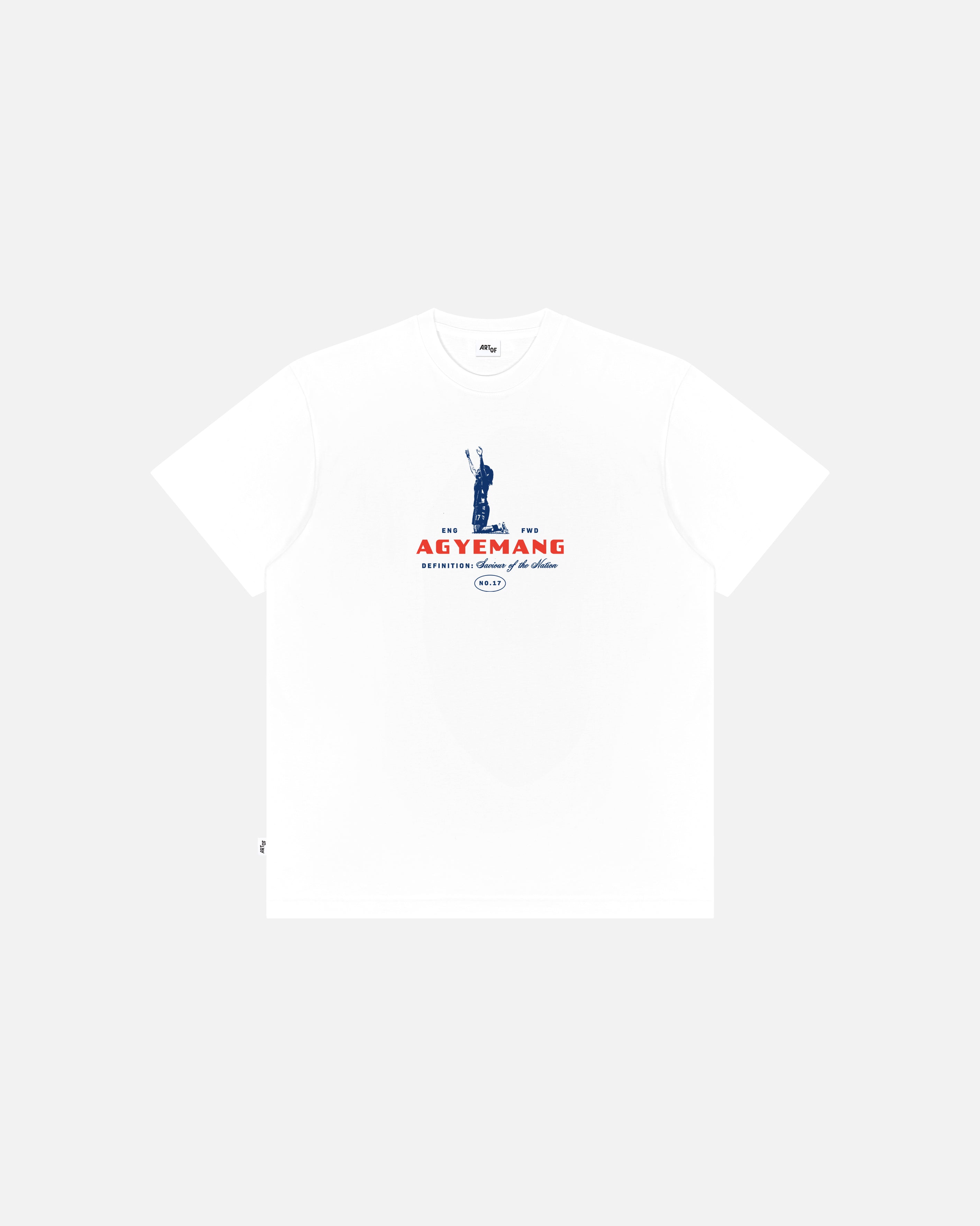 ART OF Football Saviour Of The Nation Tee | AOF White Graphic T-shirt