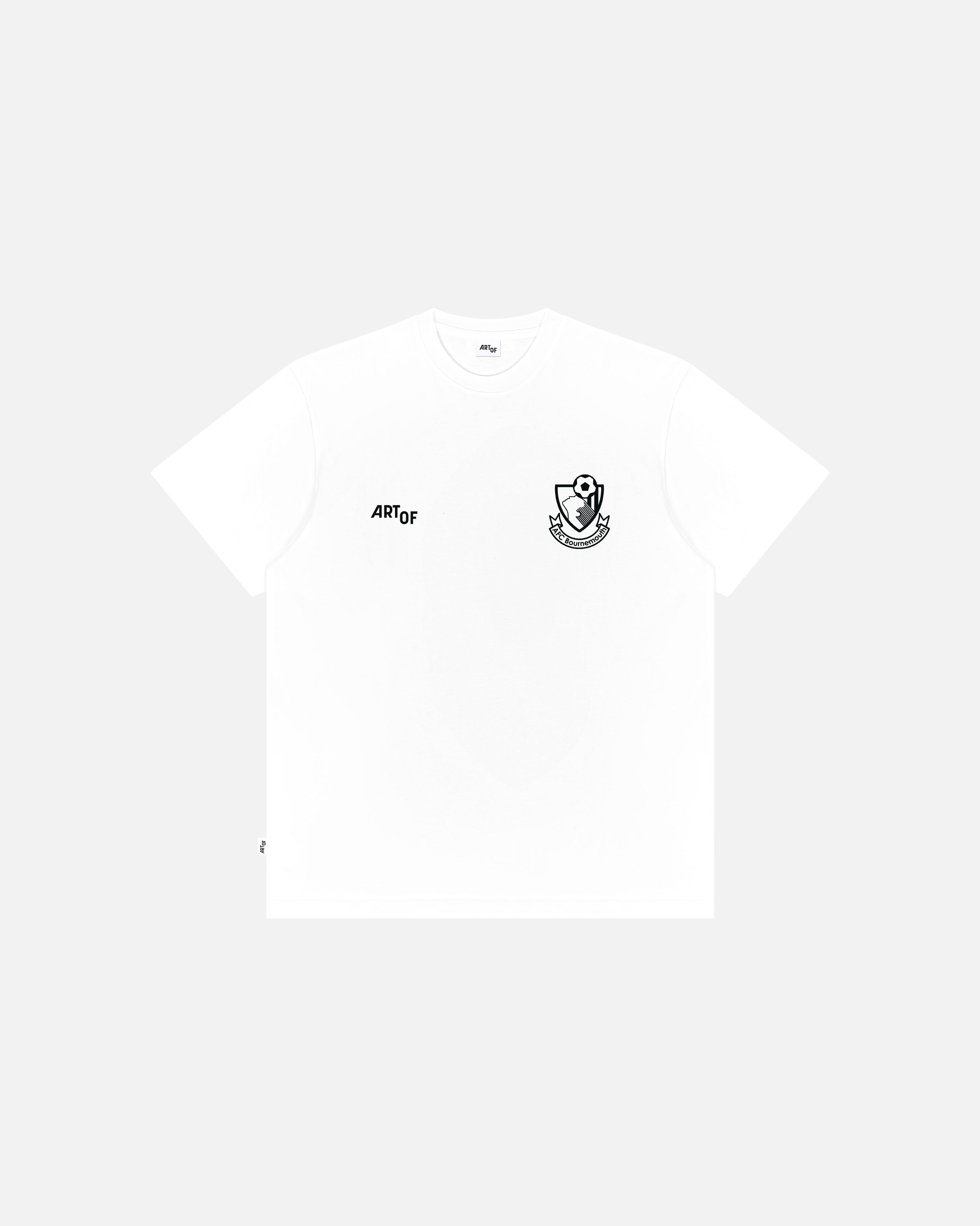 ART OF x Bournemouth Heritage Tee | White Graphic Football T-shirt