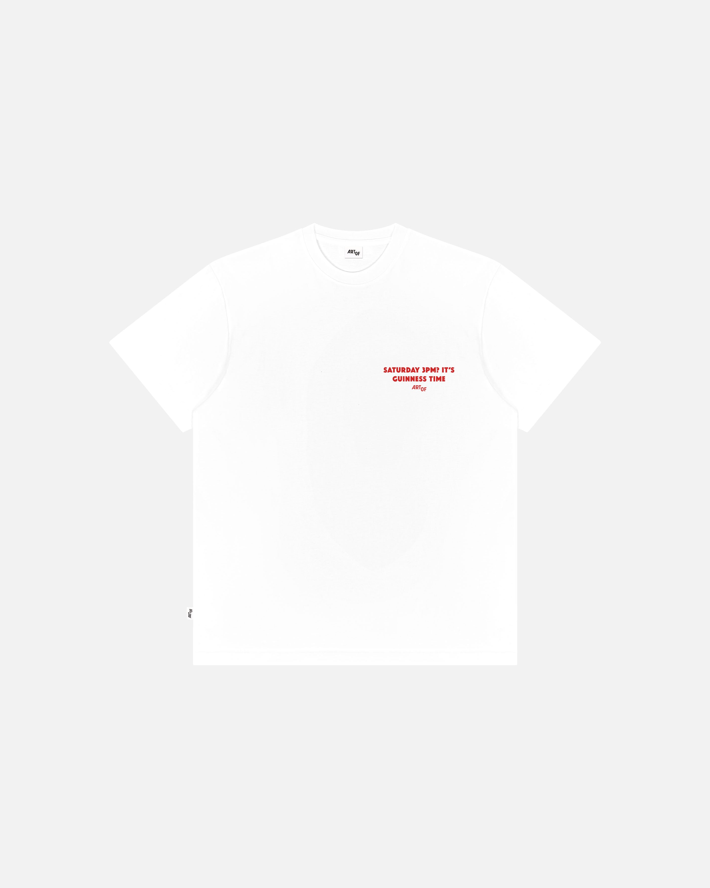 ART OF x Guinness It's Guinness Time Tee | White Football T-shirt