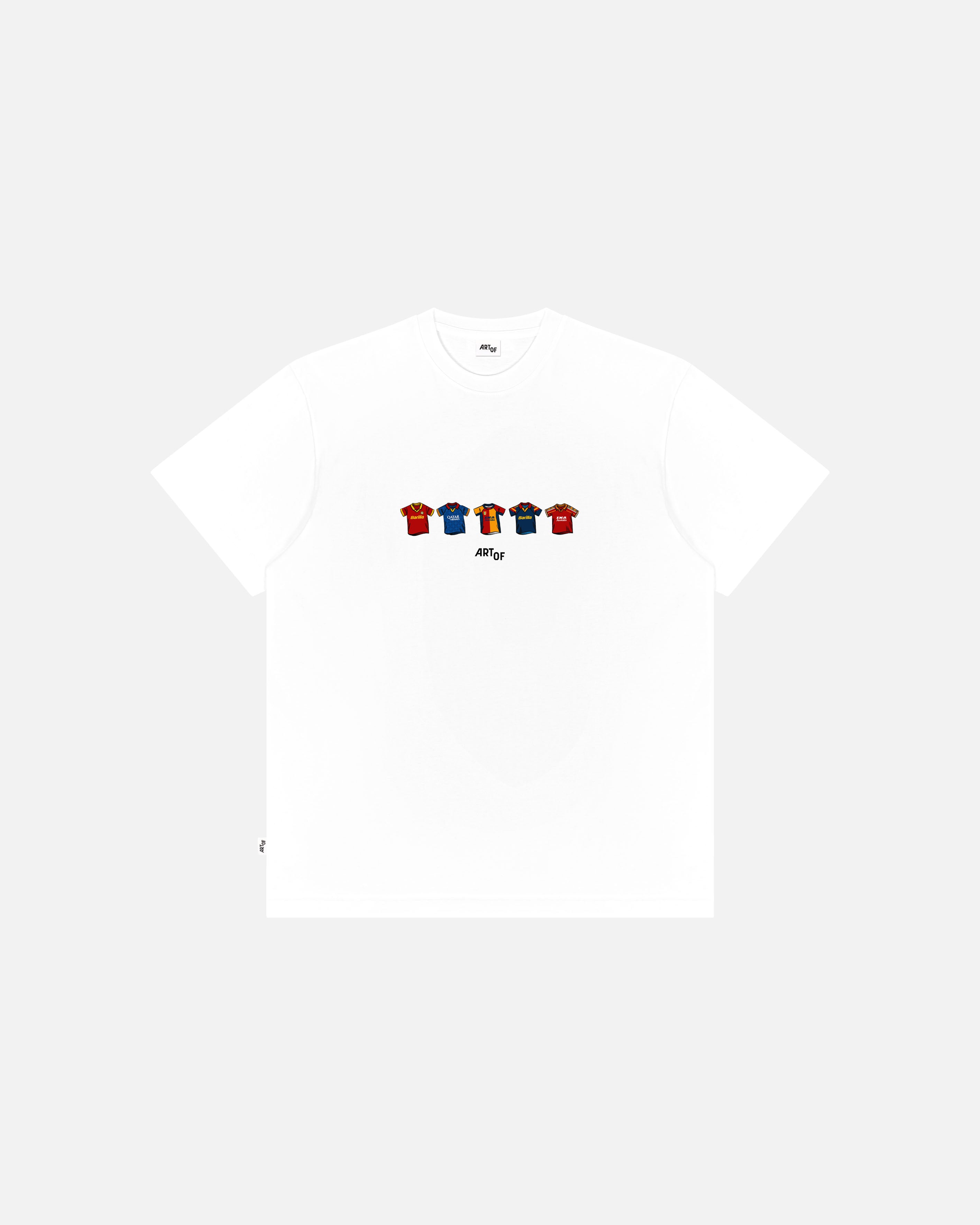 ART OF x Roma Printed Classics Tee | White Graphic Football T-shirt