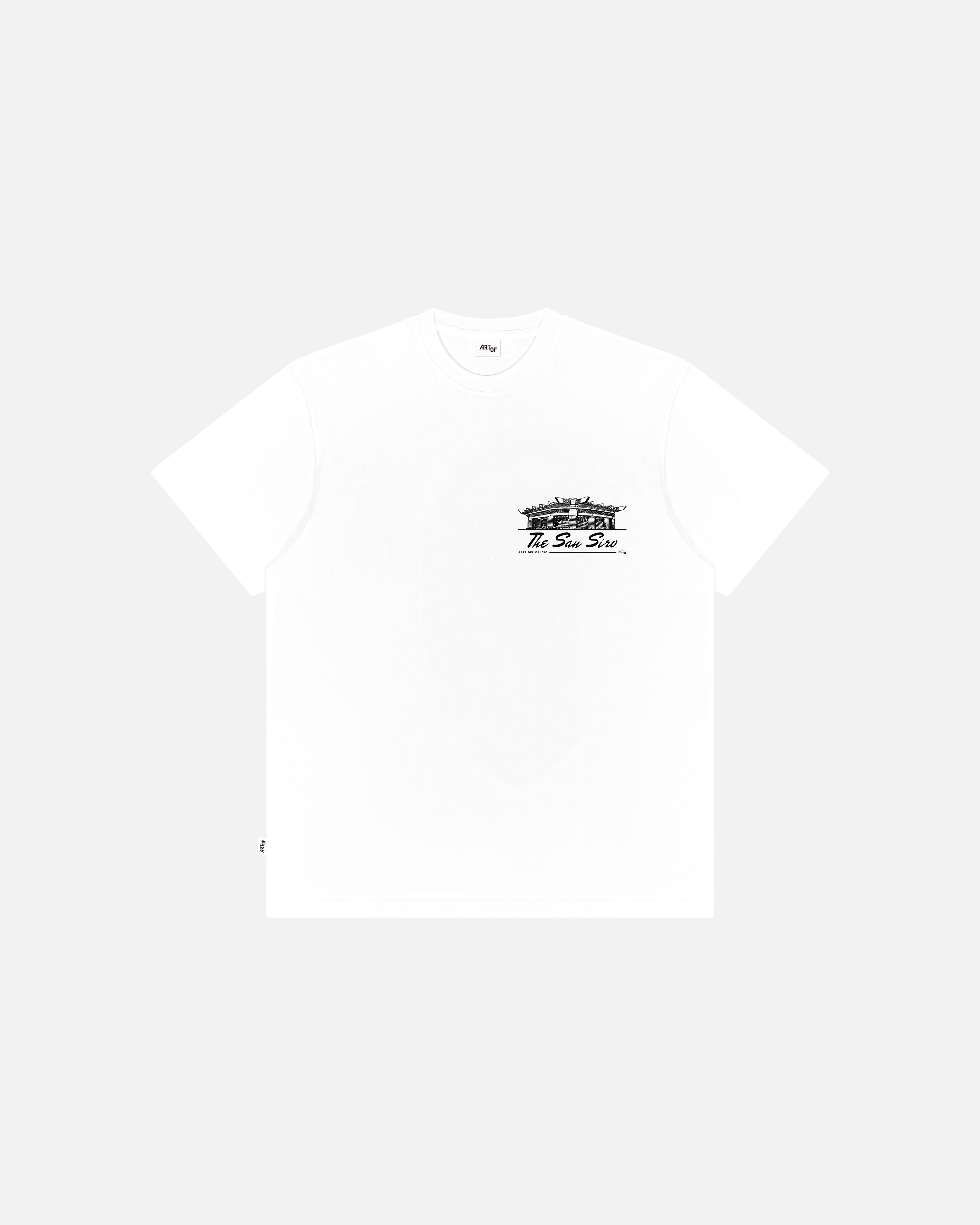ART OF San Siro Tee | White Graphic Football T-shirt