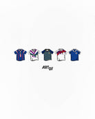 ART OF Scotland Printed Classics Tee | White Graphic Football T-shirt
