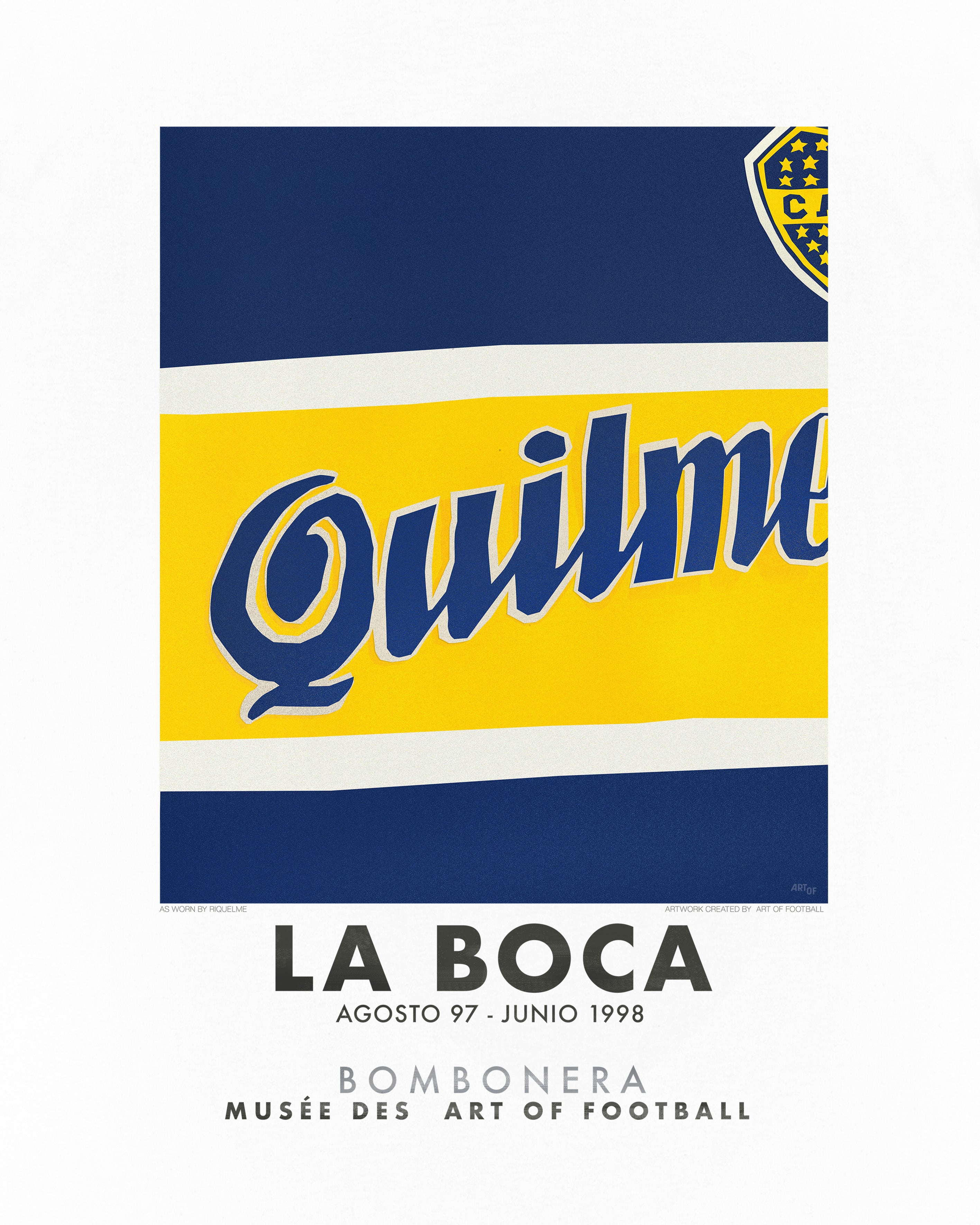 ART OF La Boca 97-98 Tee | White Graphic Football T-shirt